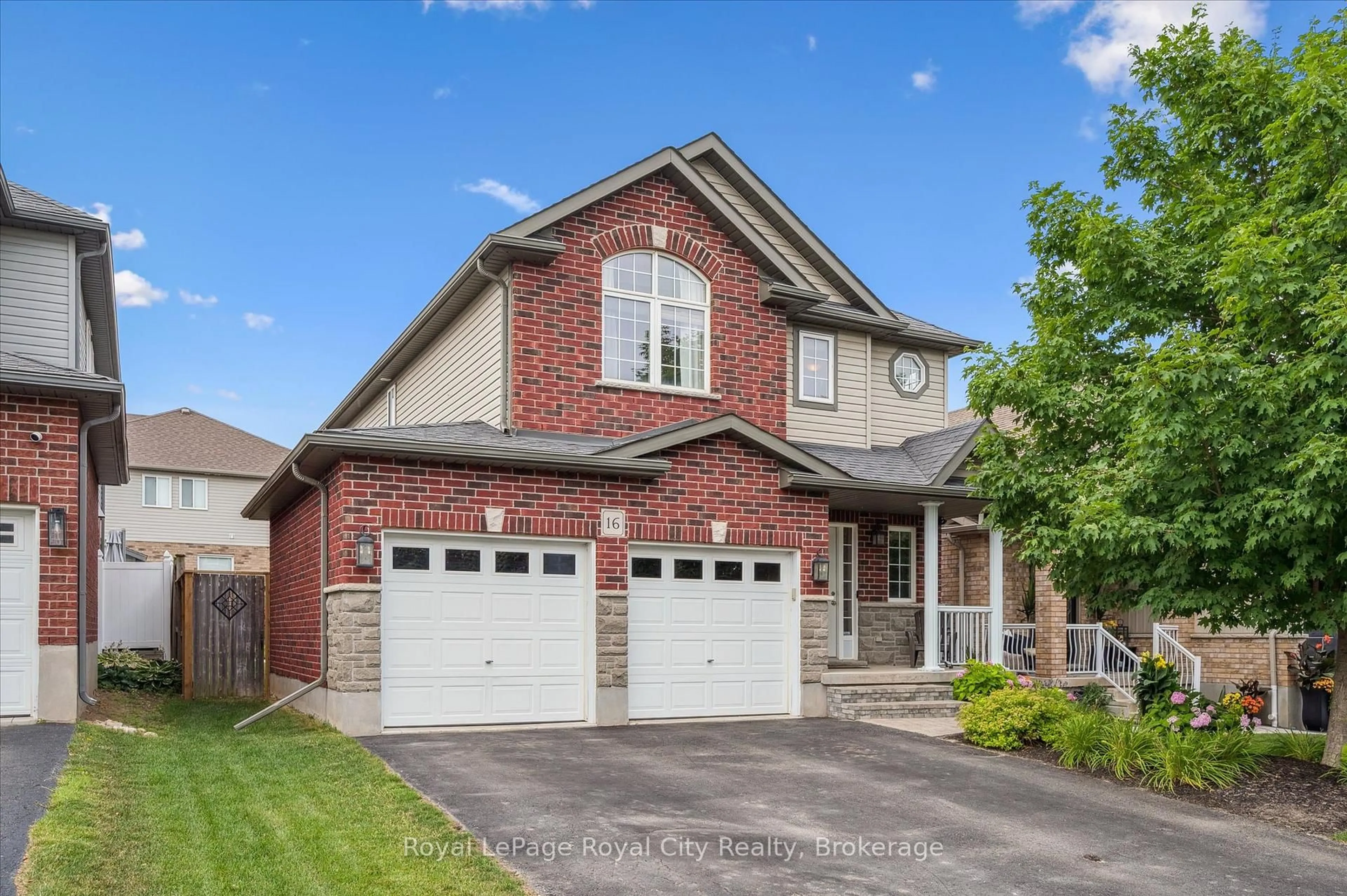 Home with brick exterior material, street for 16 Creighton Ave, Guelph Ontario N1E 0G8