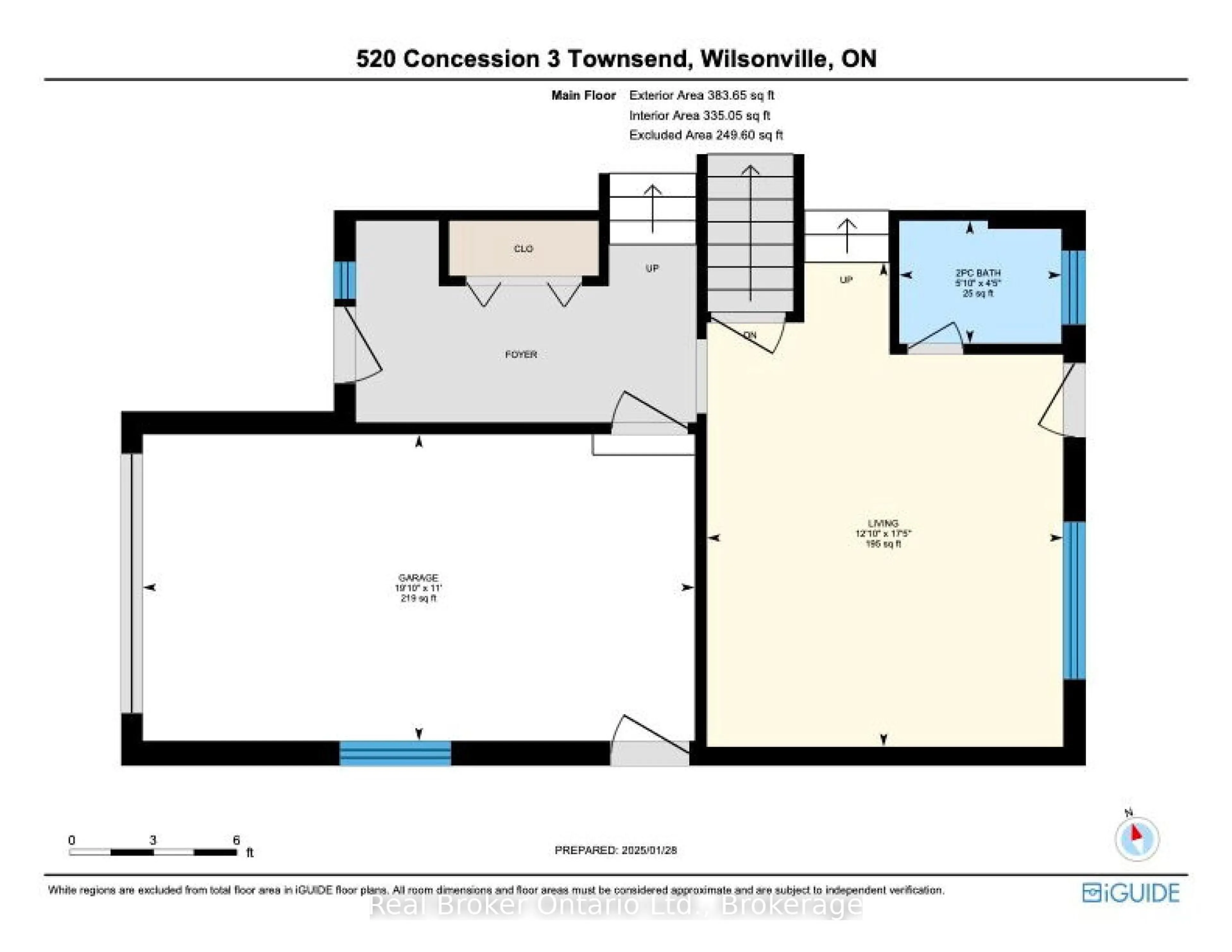 Floor plan for 520 Concession 3, Norfolk Ontario N0E 1Z0