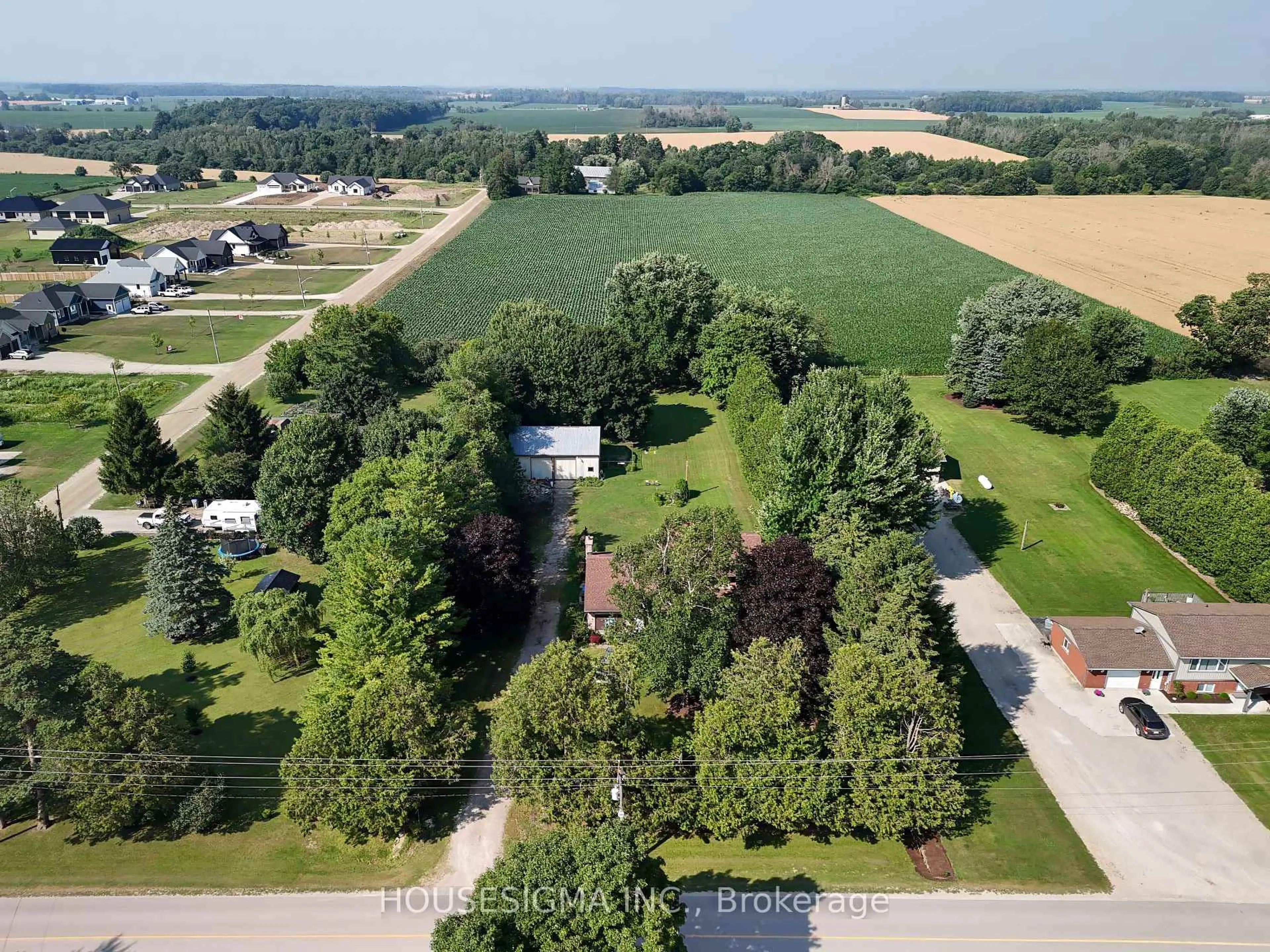 A pic from outside/outdoor area/front of a property/back of a property/a pic from drone, unknown for 43794 Cranbrook Rd, Huron East Ontario N0G 1H0