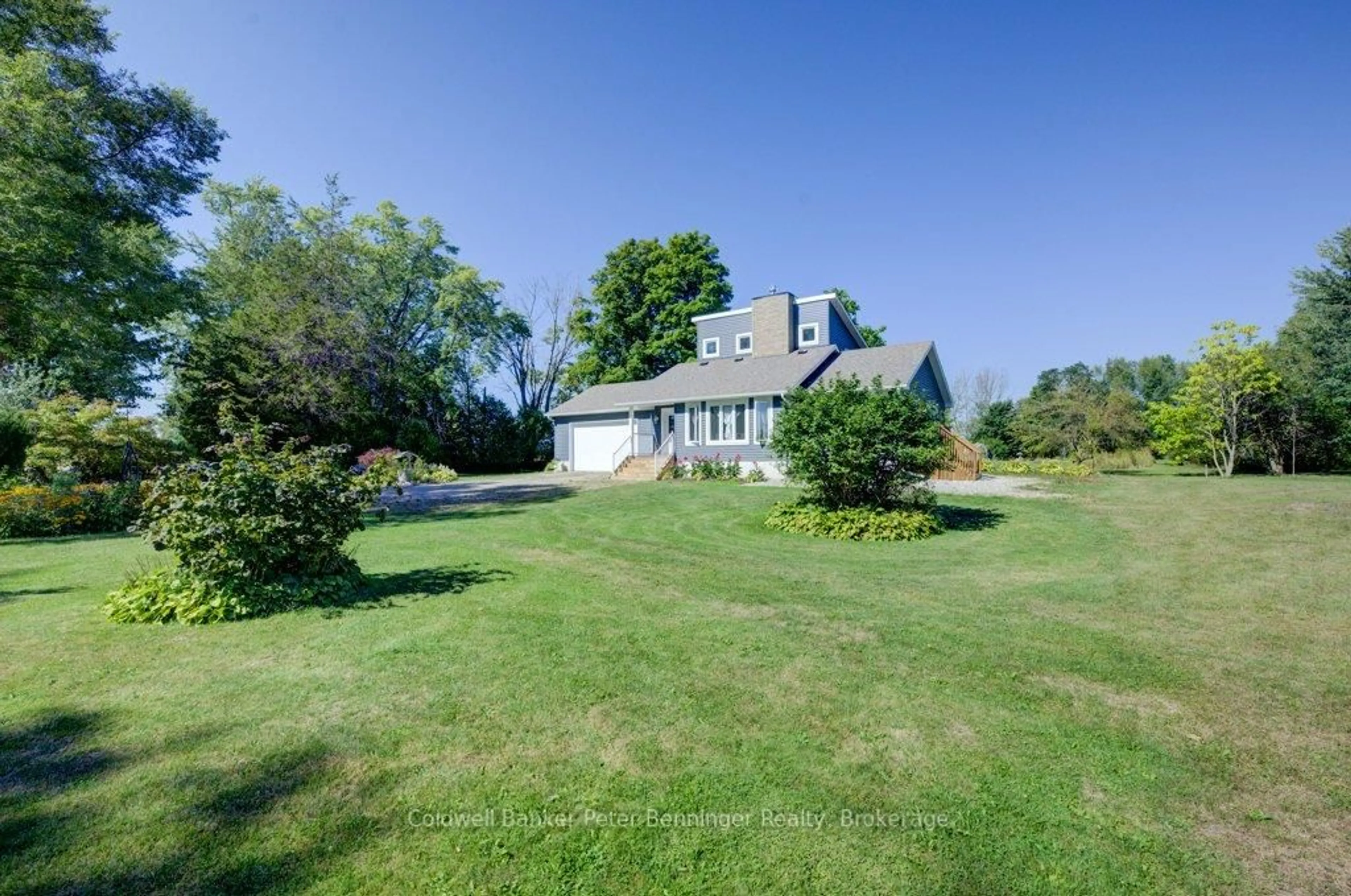 A pic from outside/outdoor area/front of a property/back of a property/a pic from drone, water/lake/river/ocean view for 3072 Bruce Road 1 Rd, Brockton Ontario N0G 1J0