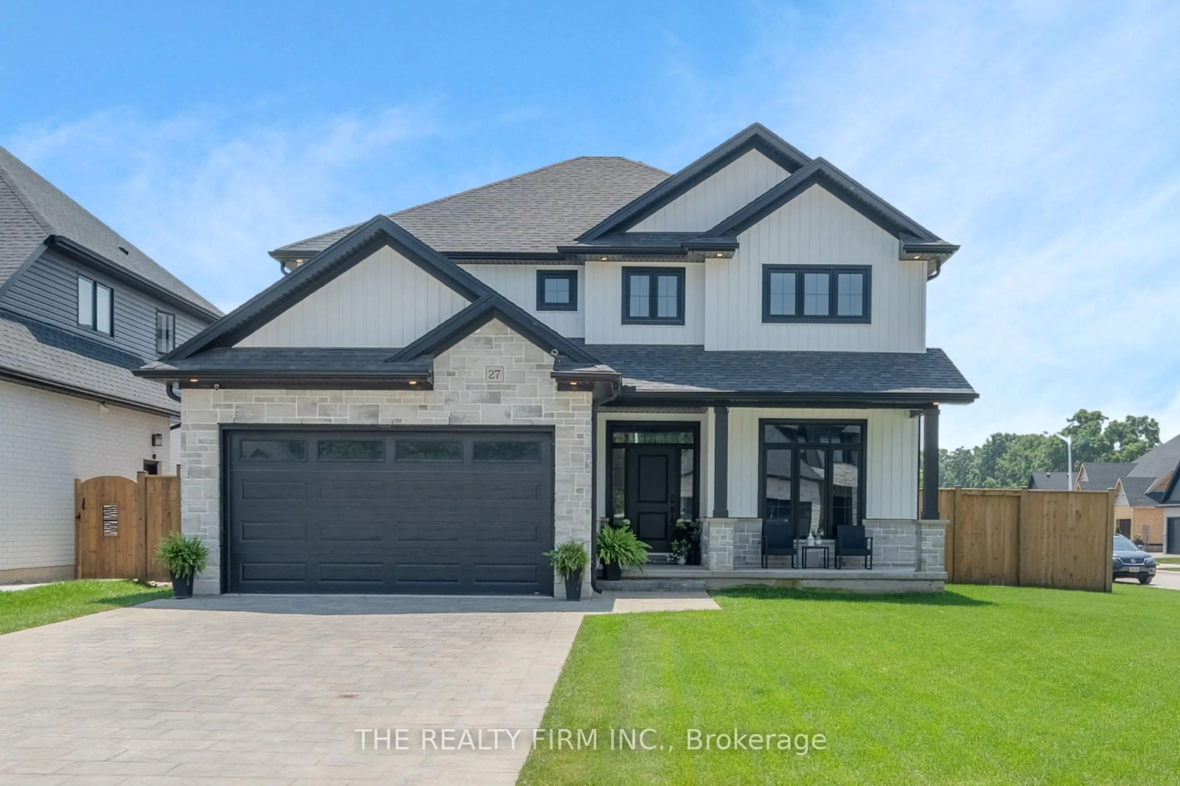 Home with brick exterior material, street for 27 Briscoe Cres, Strathroy-Caradoc Ontario N7G 4E1