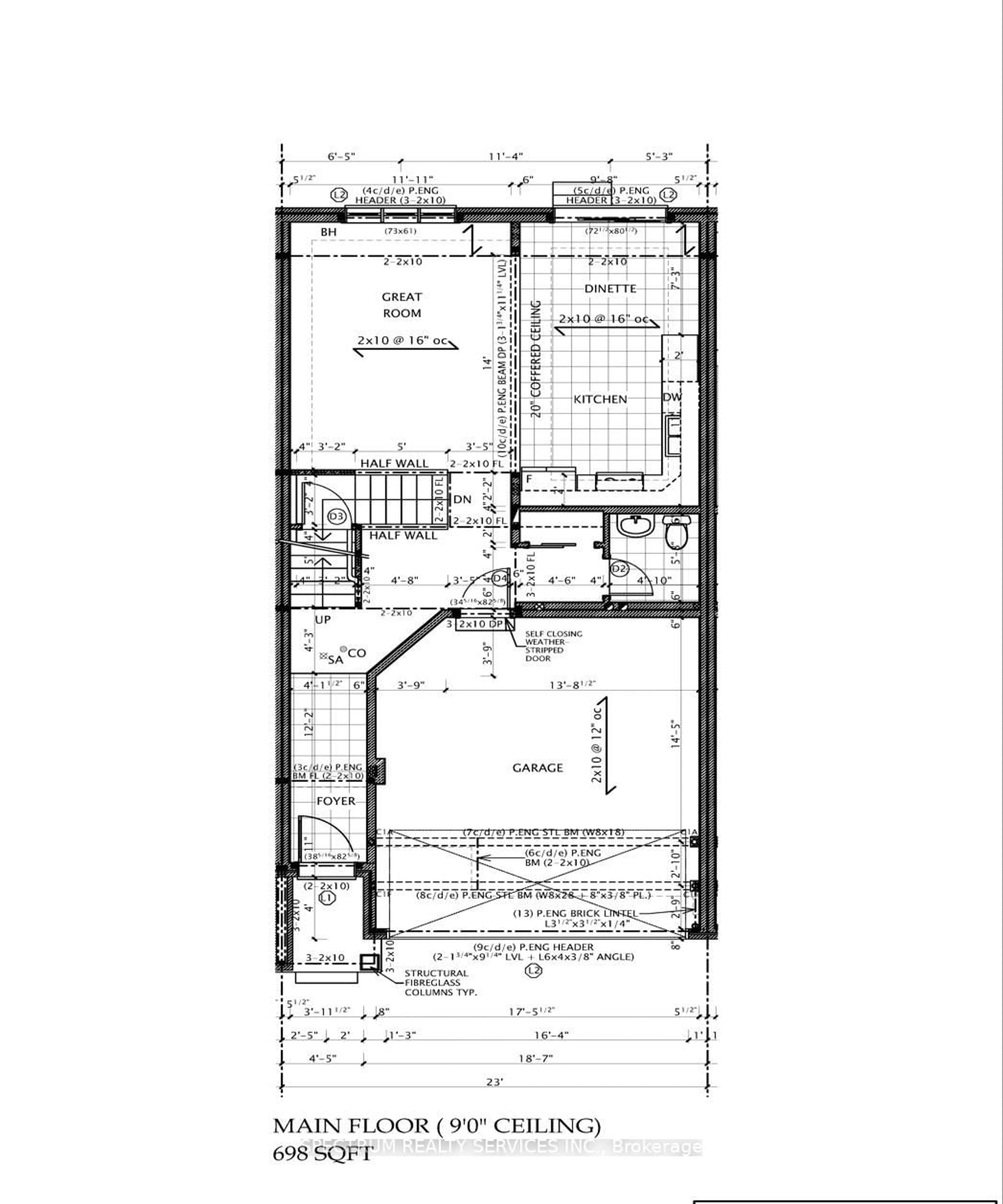 Floor plan for 7436 Matteo Dr, Niagara Falls Ontario L2H 3T3