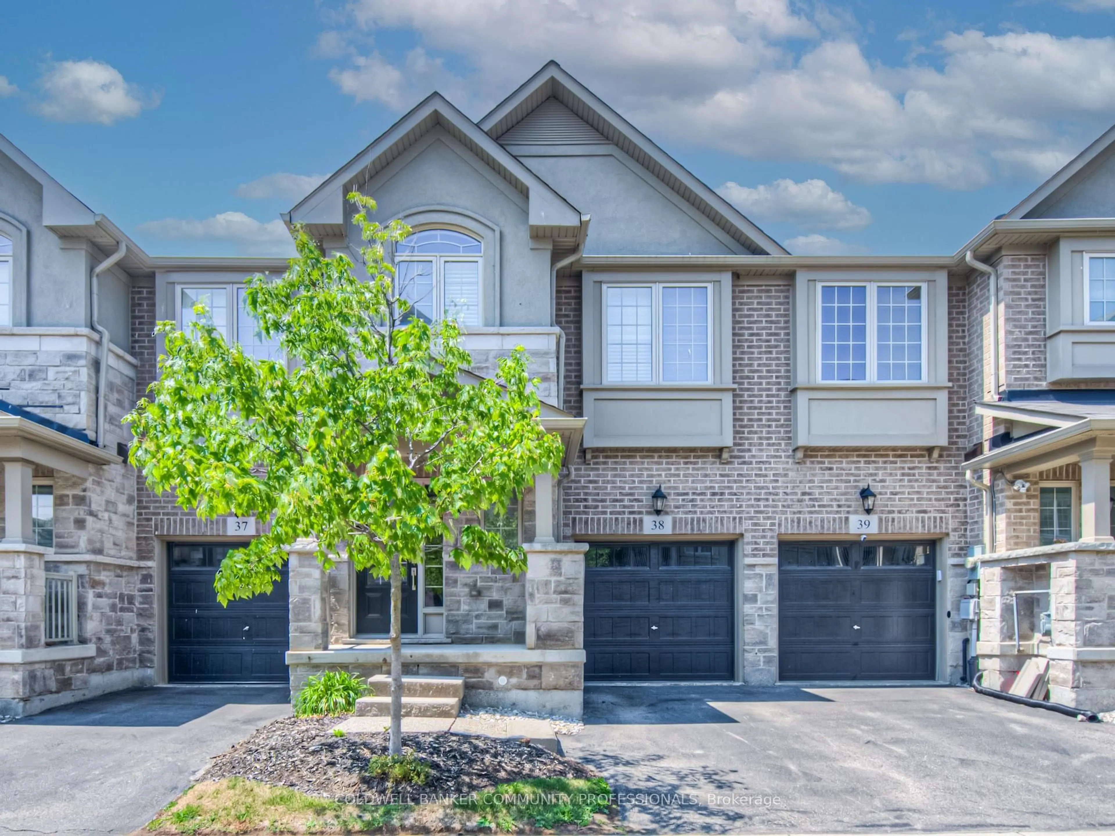 Home with brick exterior material, street for 215 Dundas St #38, Hamilton Ontario L8B 0X1