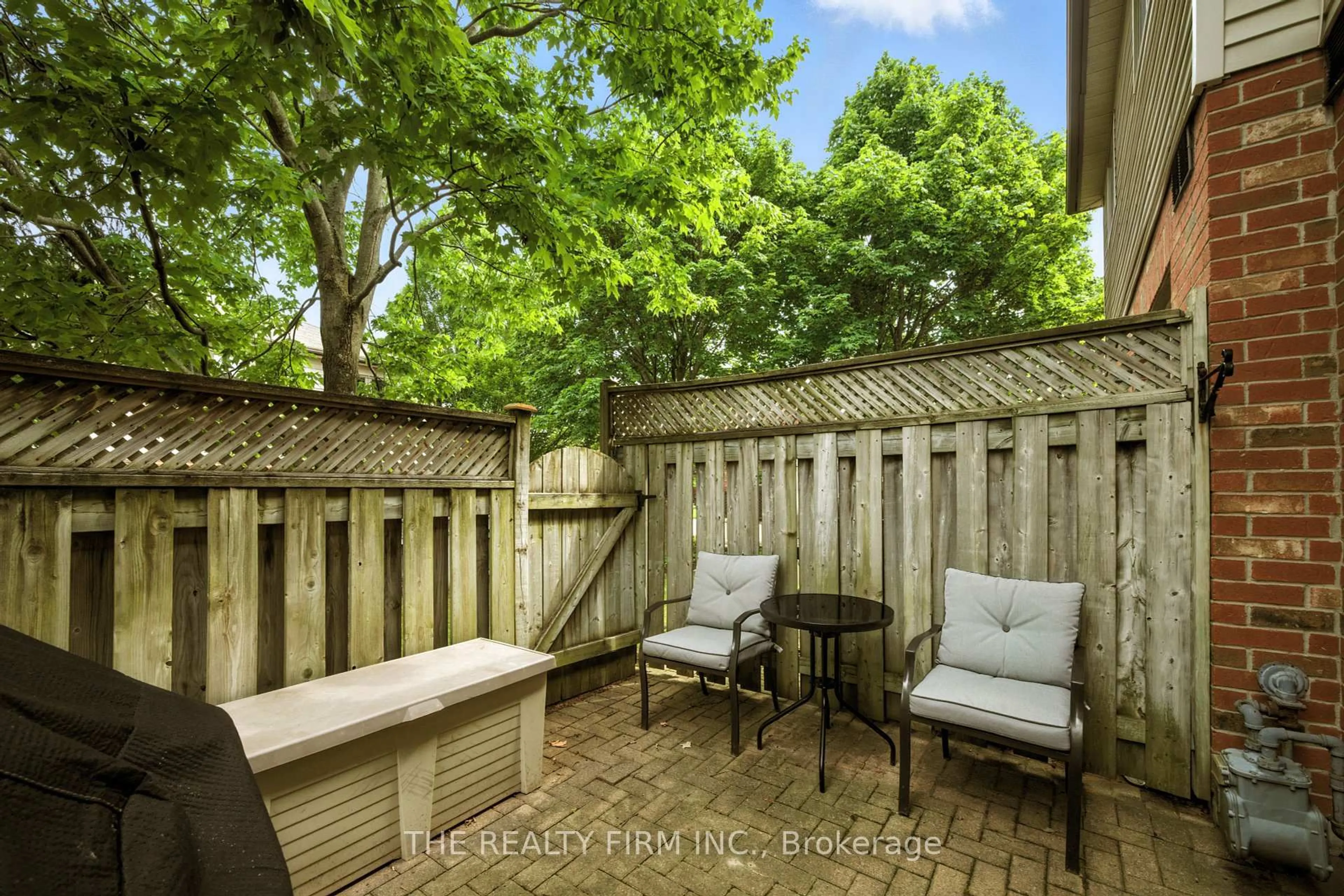 Patio, forest/trees view for 1100 Byron Baseline Rd #52, London South Ontario N6K 4M3
