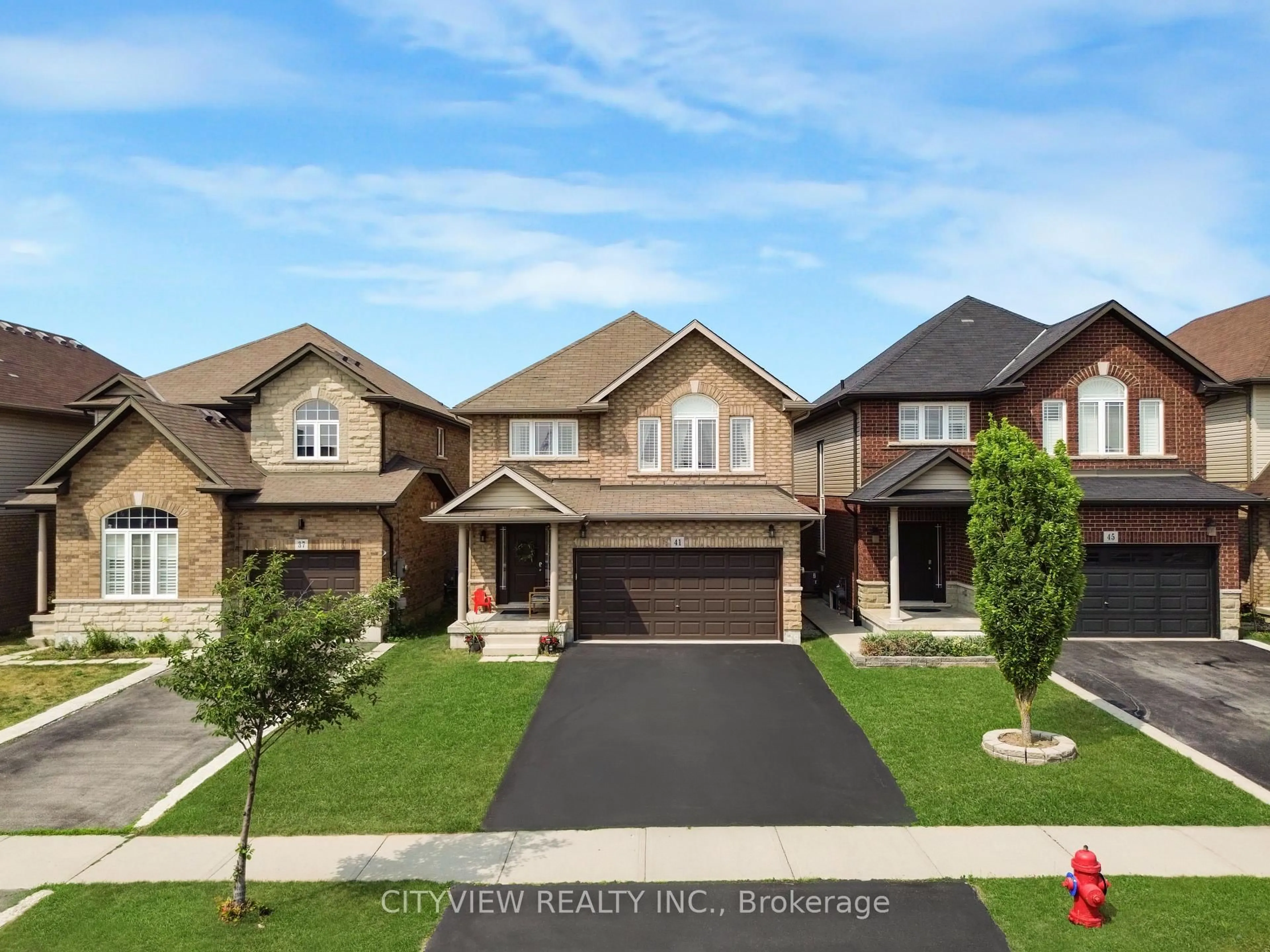 Home with brick exterior material, street for 41 Bellagio Ave, Hamilton Ontario L0R 1P0