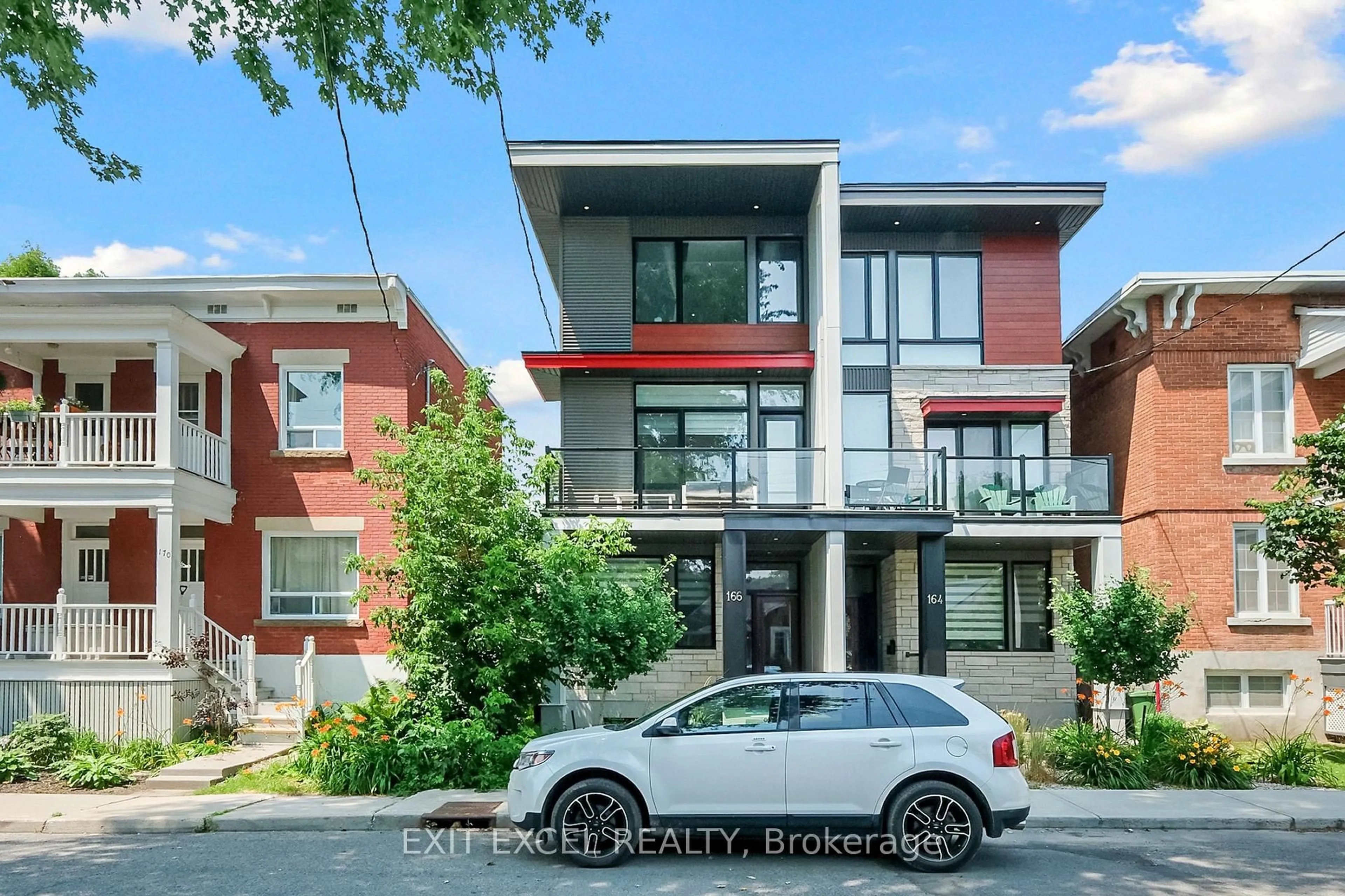 Home with brick exterior material, street for 166 Ivy Cres, Ottawa Ontario K1M 1X6