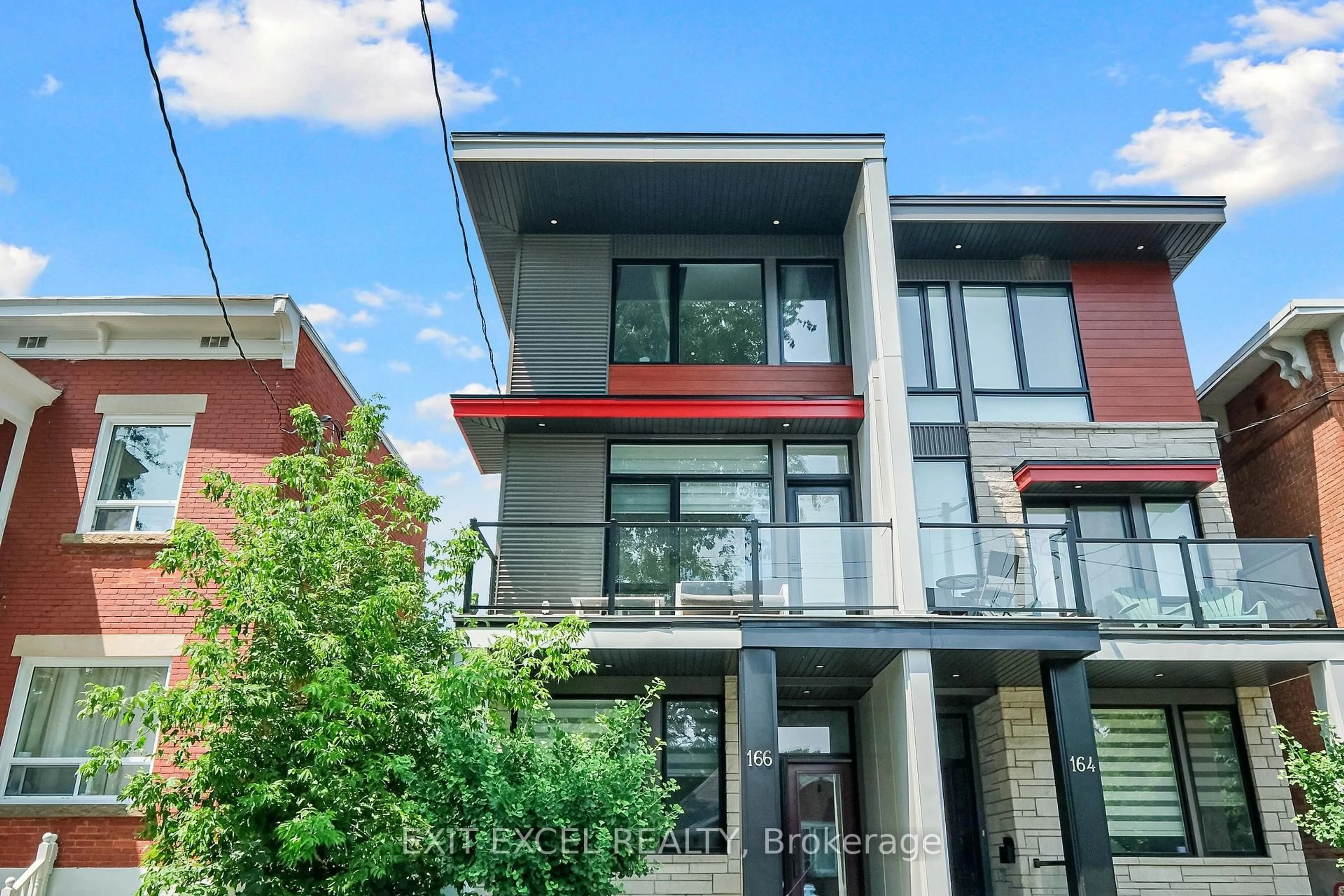 Home with brick exterior material, street for 166 Ivy Cres, Ottawa Ontario K1M 1X6