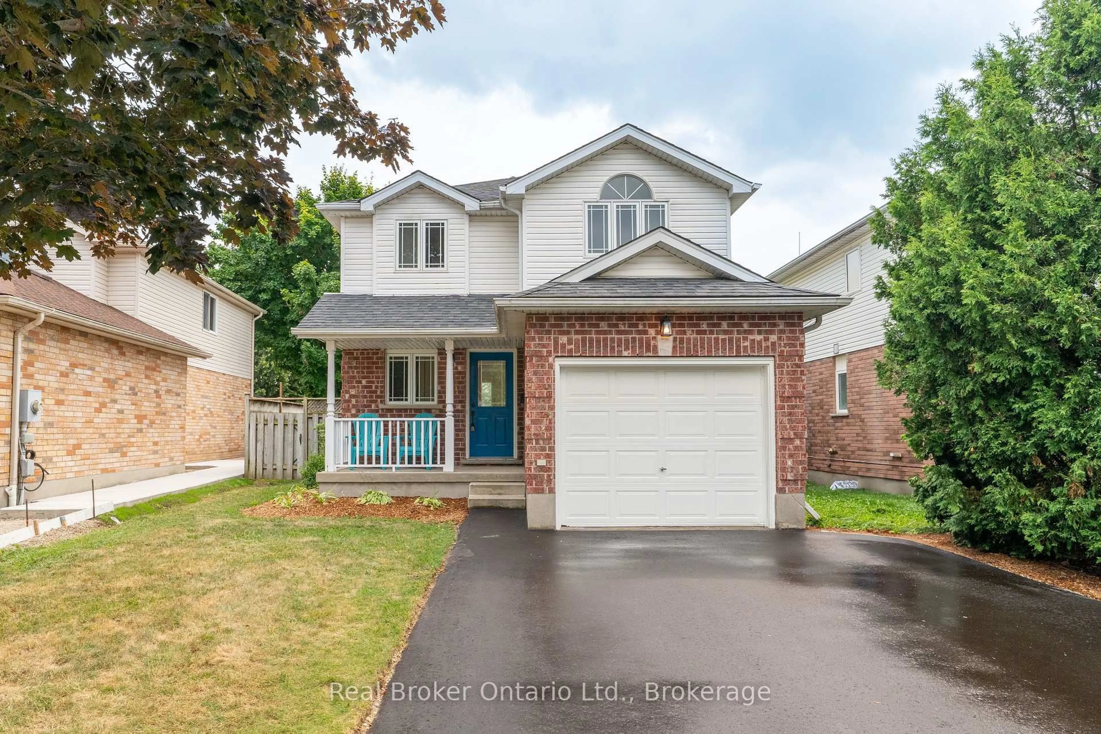Home with brick exterior material, street for 41 Candlewood Dr, Guelph Ontario N1K 1T5