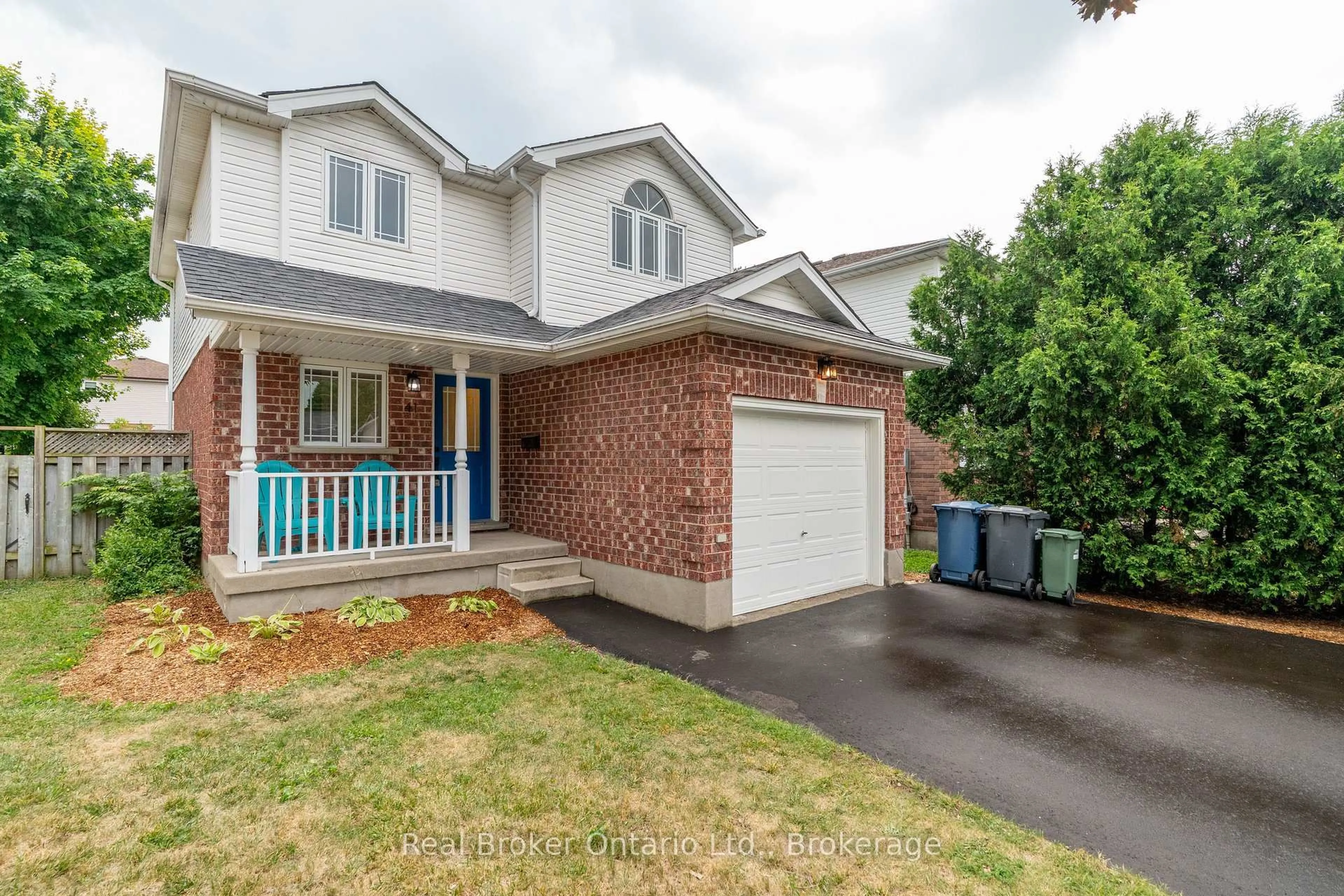 Home with brick exterior material, street for 41 Candlewood Dr, Guelph Ontario N1K 1T5