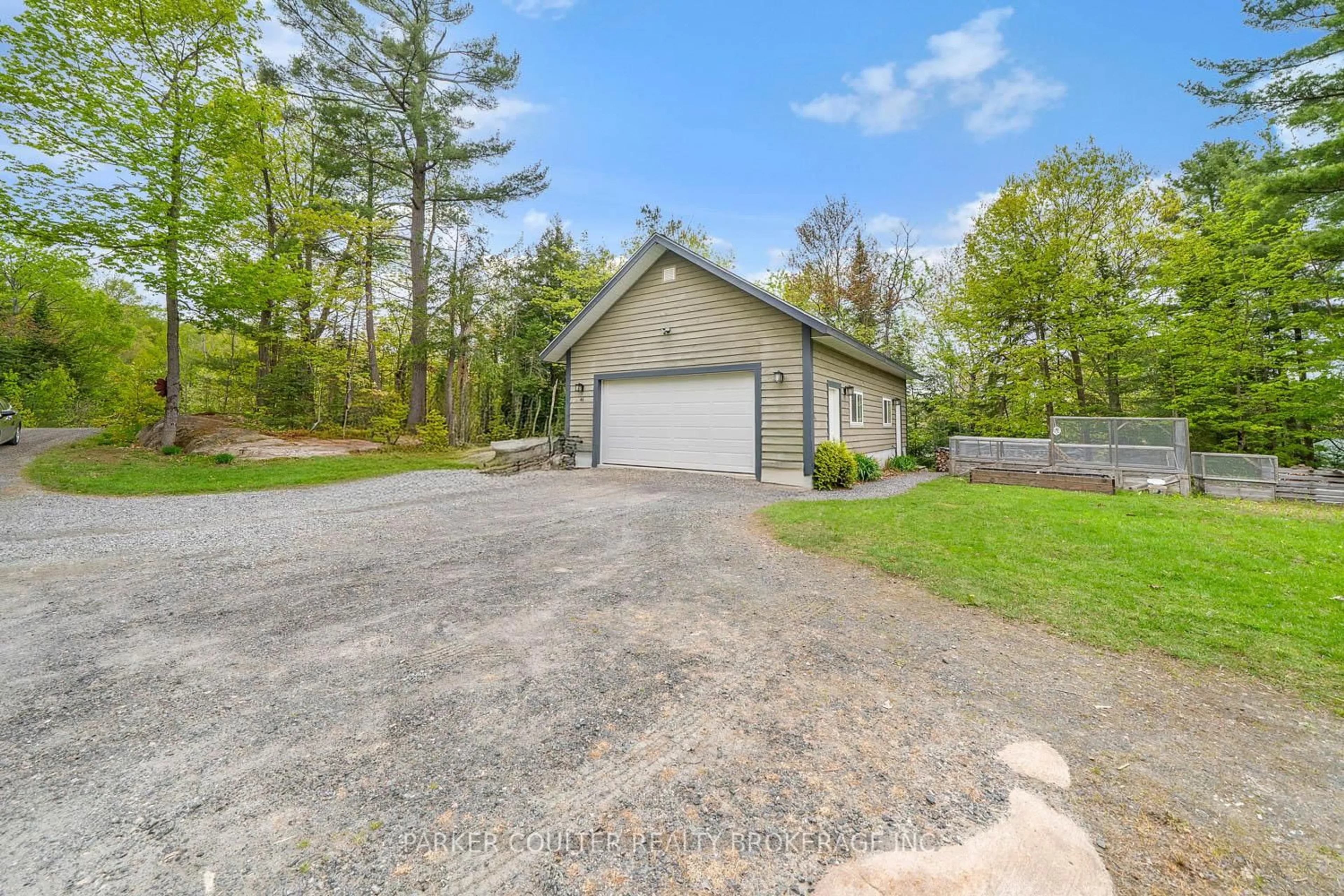 A pic from outside/outdoor area/front of a property/back of a property/a pic from drone, street for 46 James Rider Rd, Carling Ontario P0G 1G0