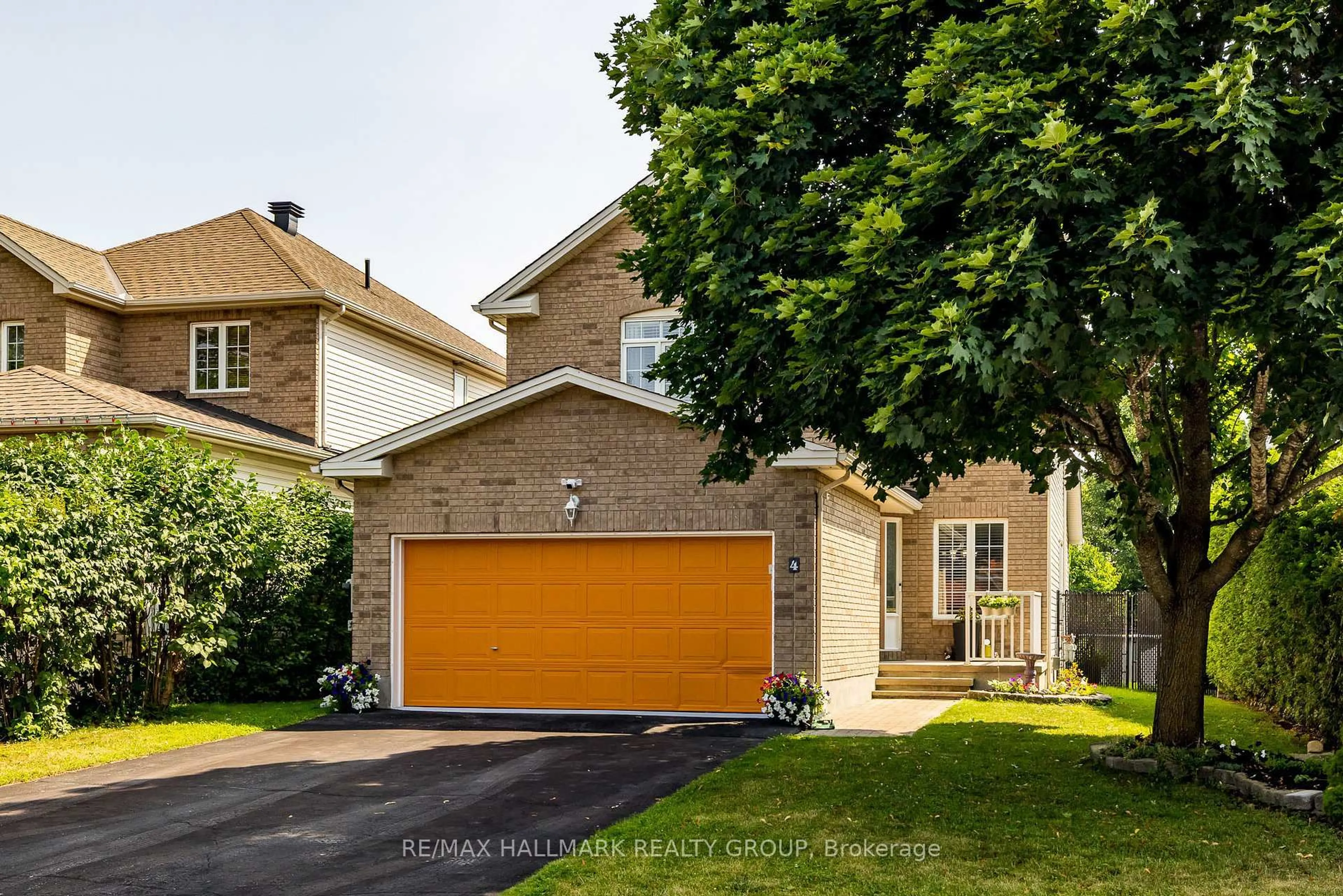 Home with brick exterior material, street for 4 Gros Morne Crt, Ottawa Ontario K2M 2W7