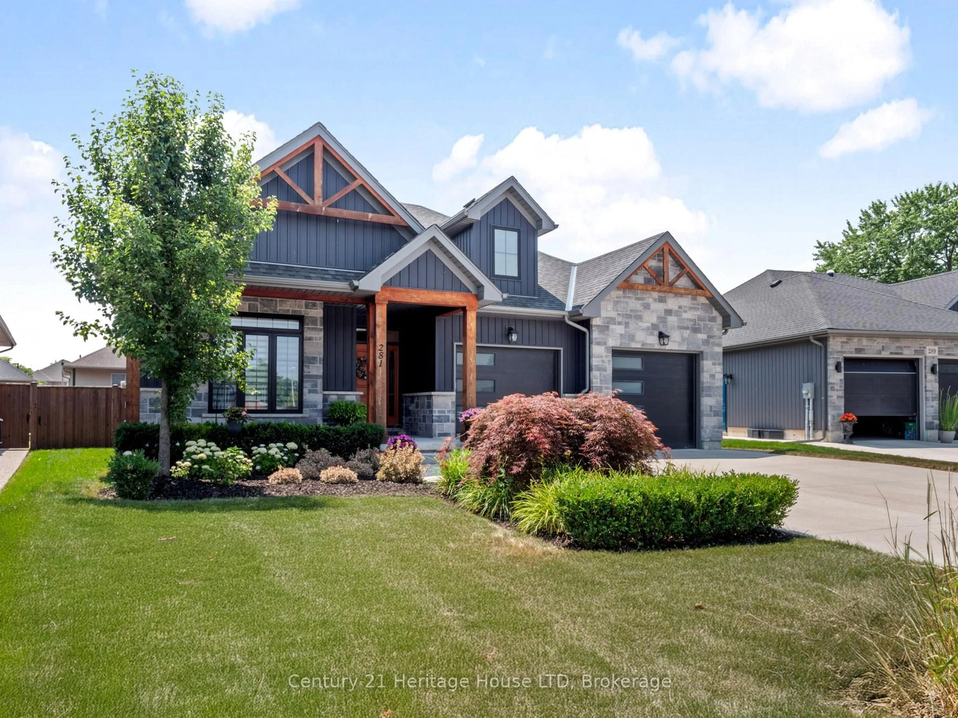 Home with brick exterior material, street for 281 REGATTA Dr, Welland Ontario L3B 6E7