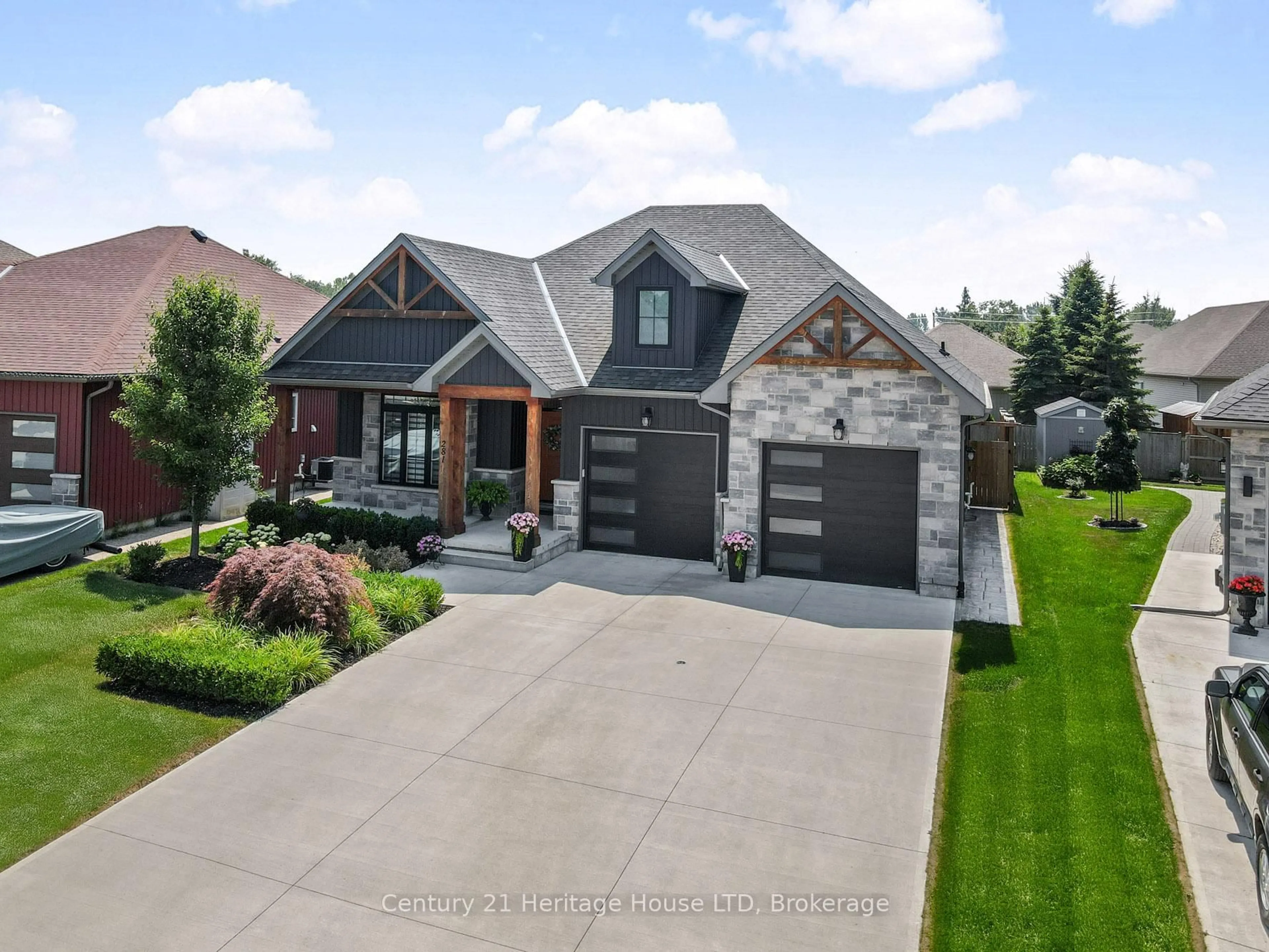 Home with brick exterior material, street for 281 REGATTA Dr, Welland Ontario L3B 6E7