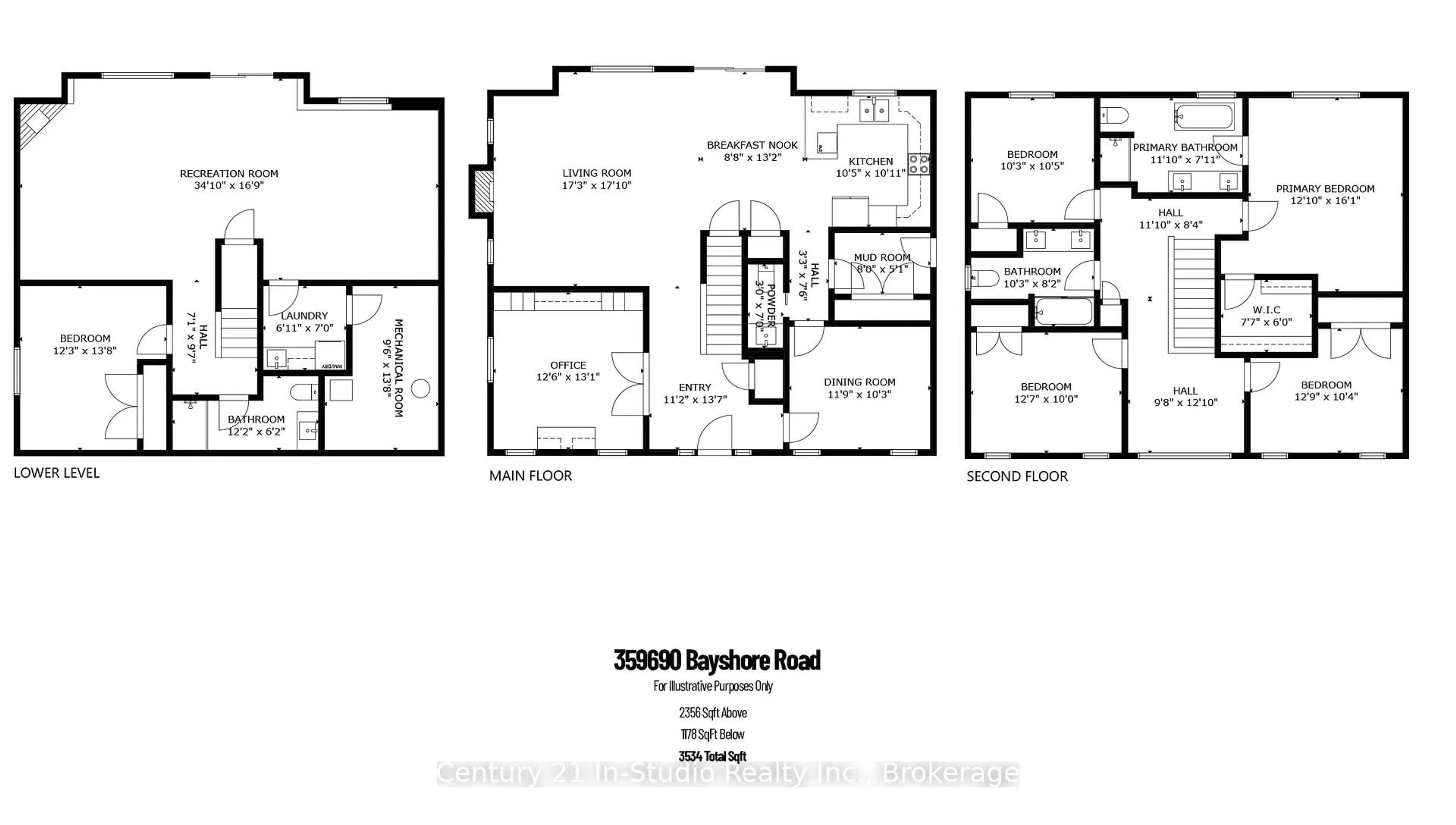 Floor plan for 359690 Bayshore Rd, Meaford Ontario N0H 1B0