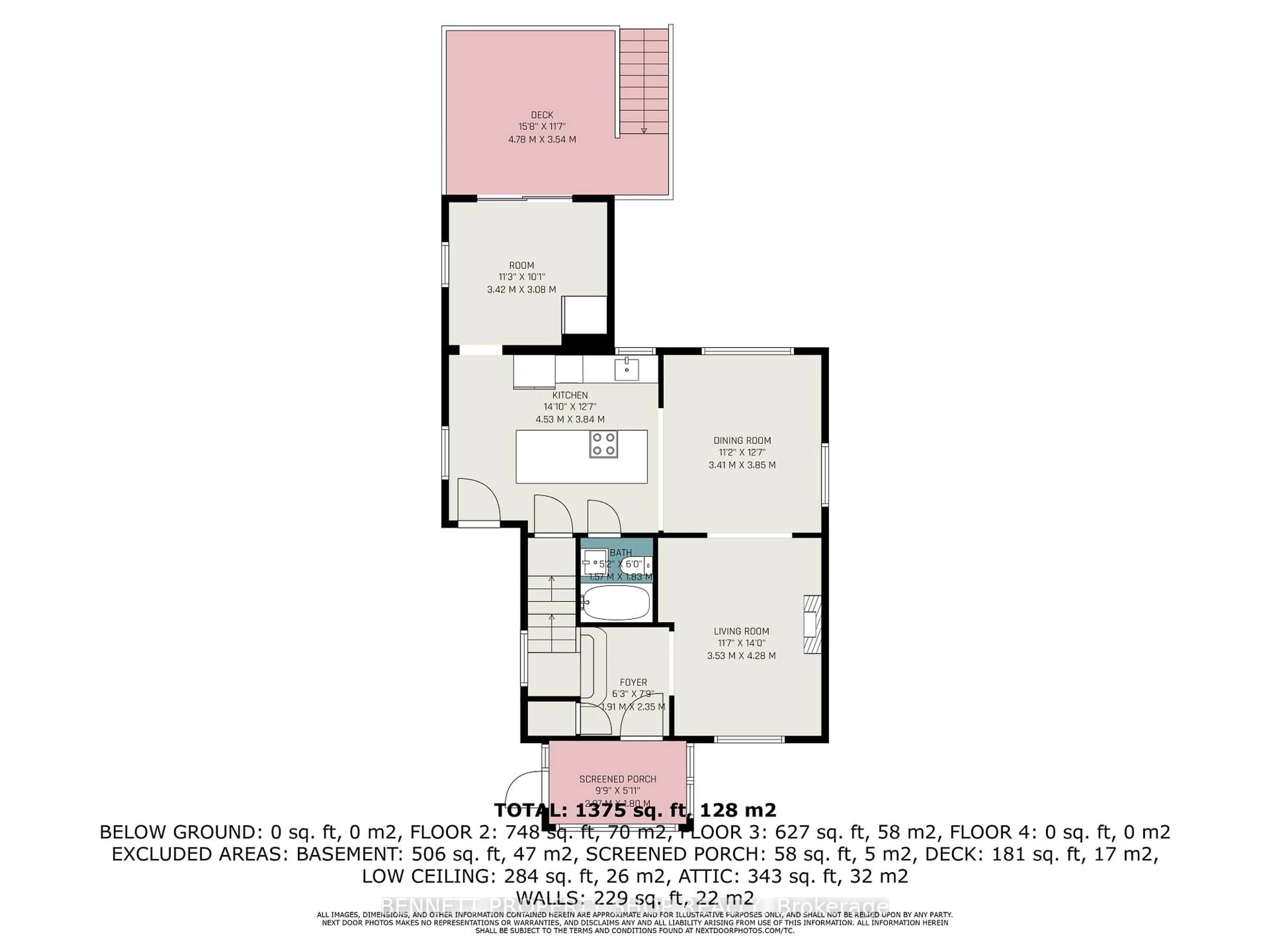 Floor plan for 18 Queen St, Smiths Falls Ontario K7A 3N2