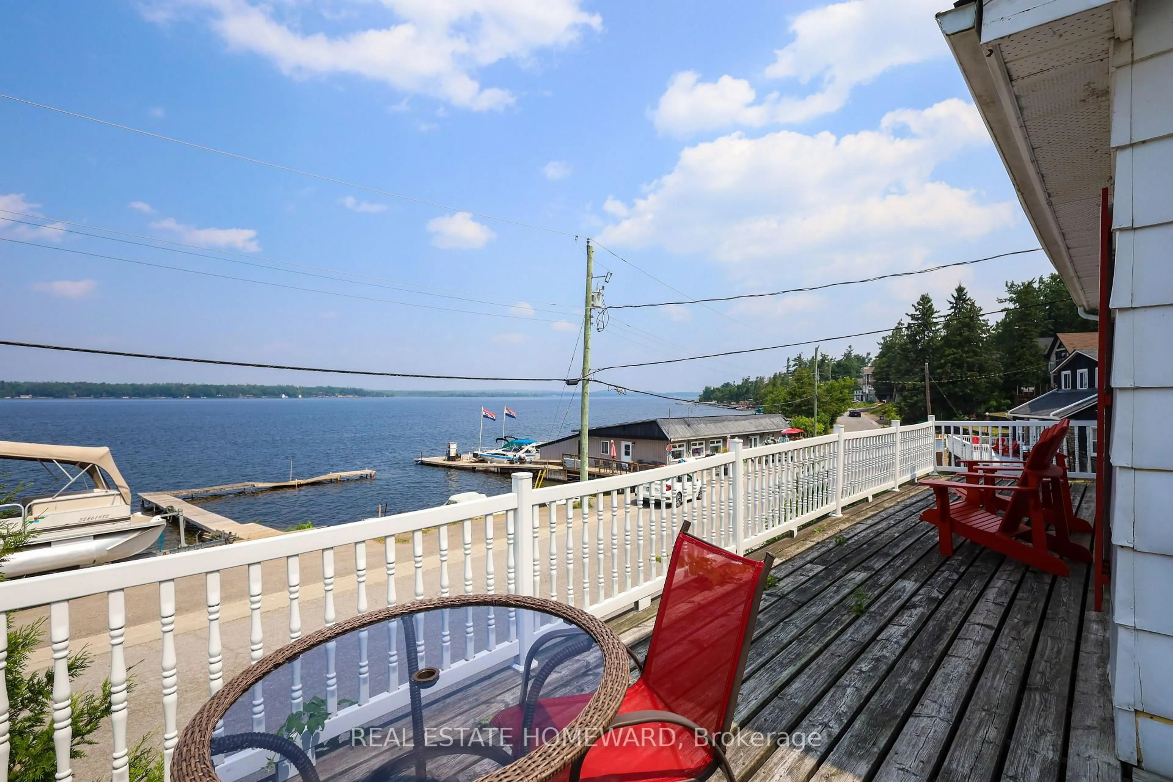 Patio, water/lake/river/ocean view for 115 Hazel St, Kawartha Lakes Ontario K0M 1L0