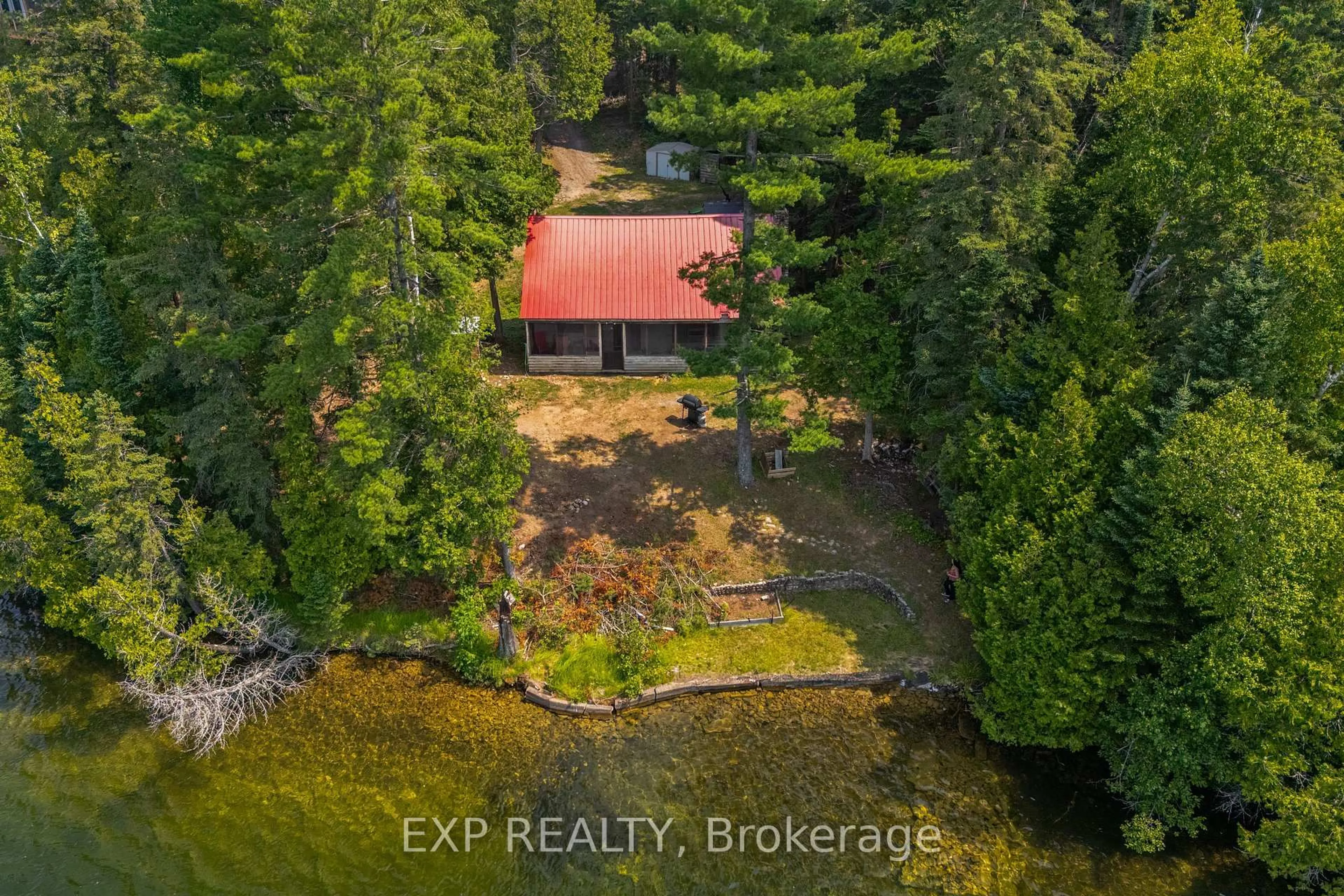 A pic from outside/outdoor area/front of a property/back of a property/a pic from drone, water/lake/river/ocean view for 366 HOLLY Lane, Killaloe Ontario K0J 2A0