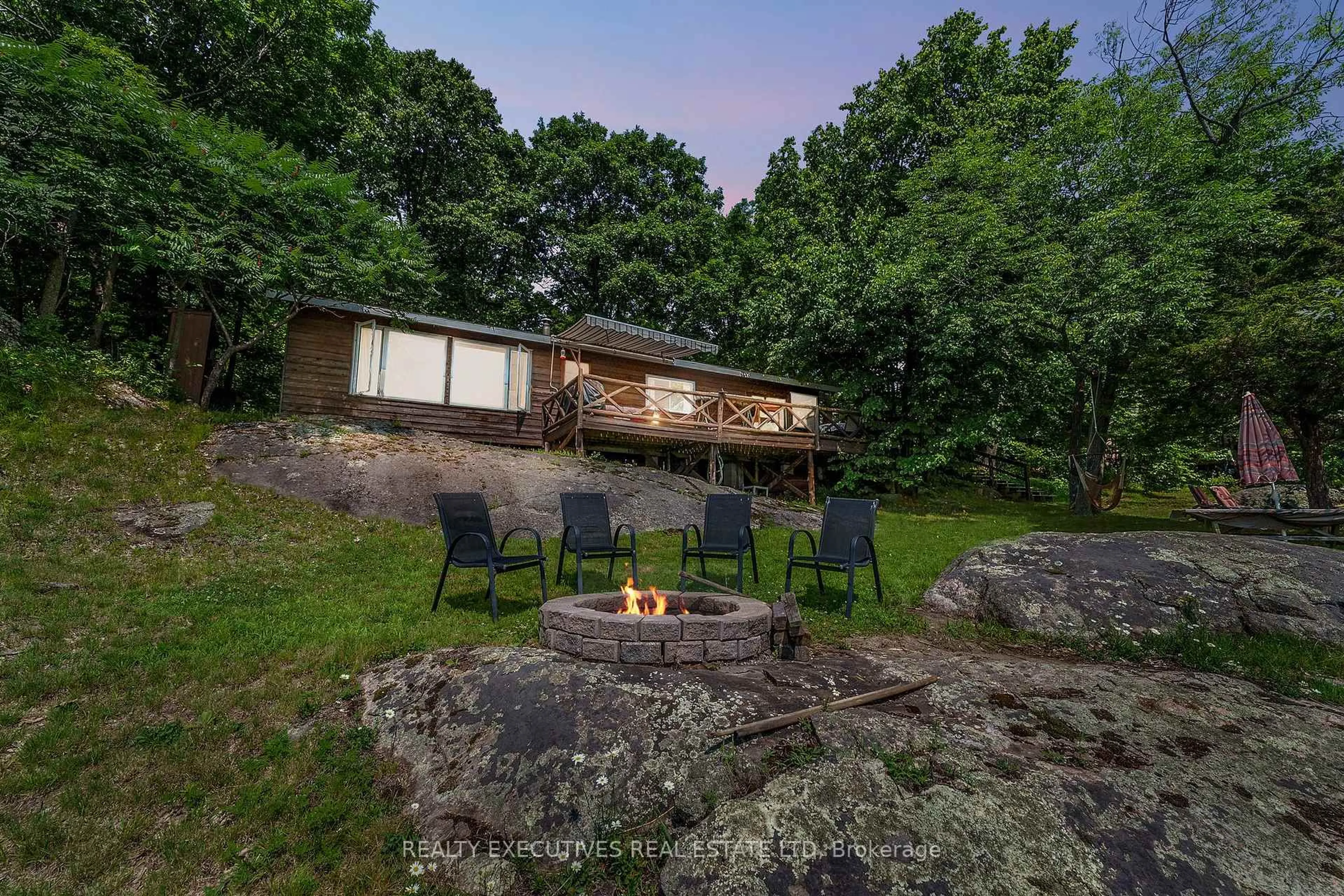 A pic from outside/outdoor area/front of a property/back of a property/a pic from drone, unknown for 69 Partridge Lane, Maberly Ontario K0H 2B0