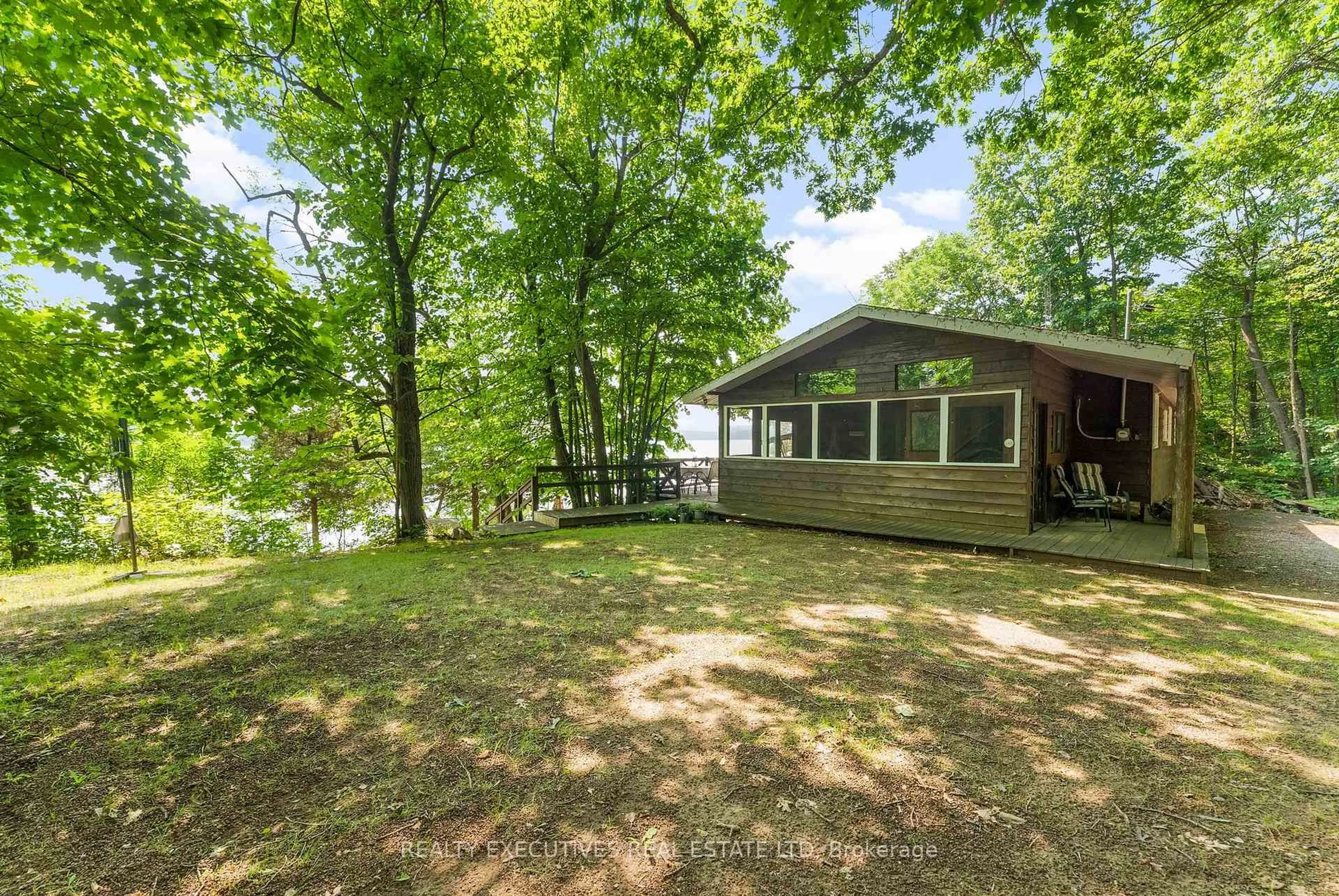 Patio, water/lake/river/ocean view for 69 Partridge Lane, Maberly Ontario K0H 2B0