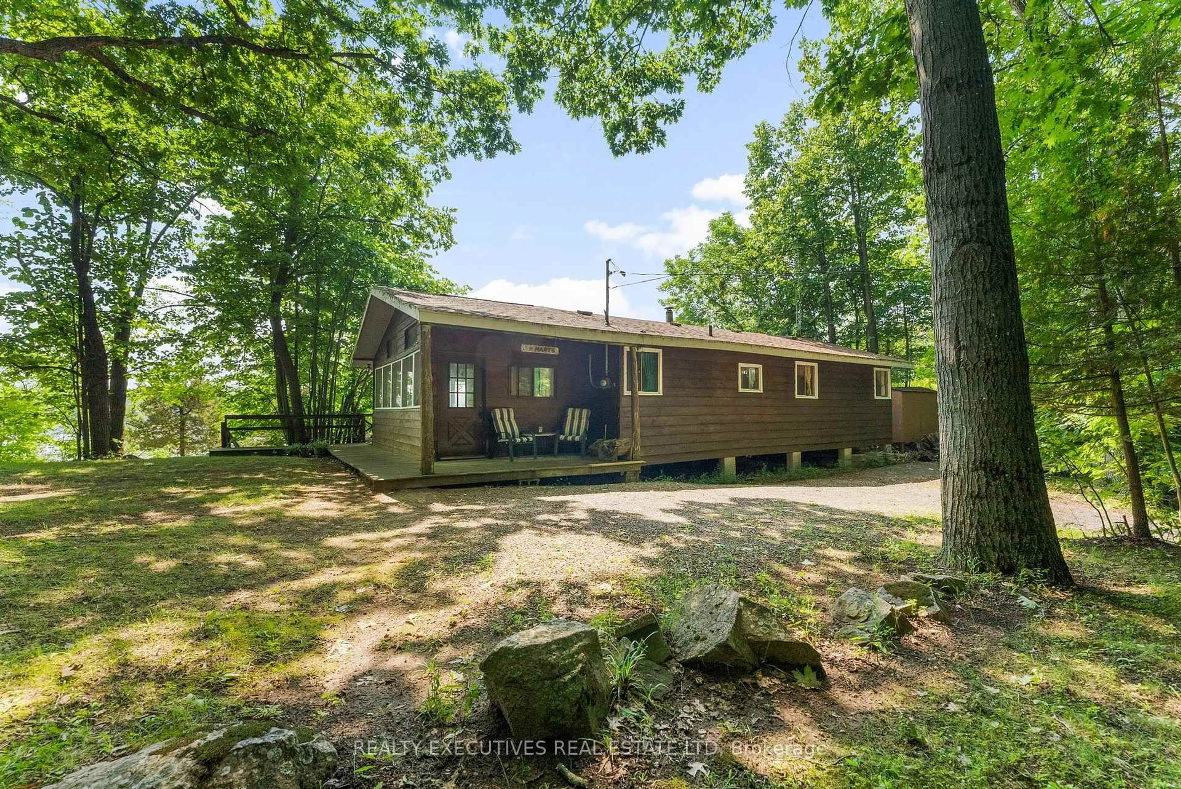 A pic from outside/outdoor area/front of a property/back of a property/a pic from drone, unknown for 69 Partridge Lane, Maberly Ontario K0H 2B0