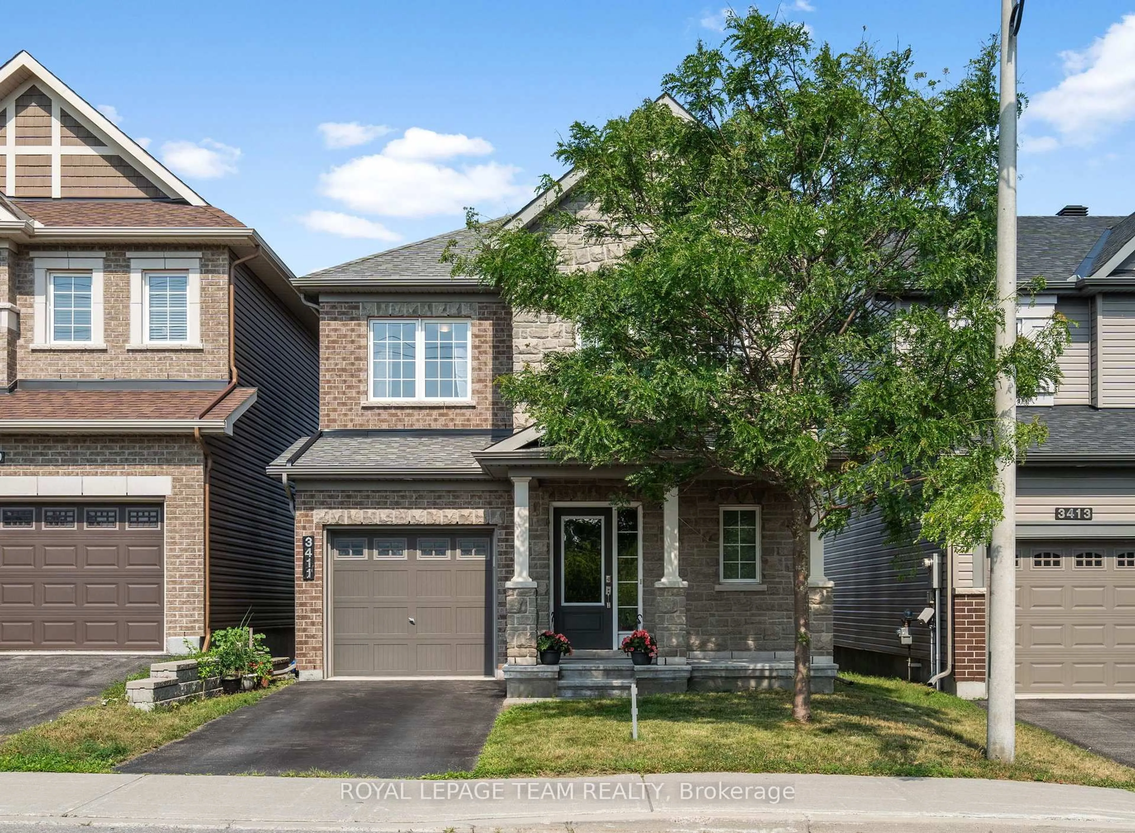 Home with brick exterior material, street for 3411 Woodroffe Ave, Ottawa Ontario K2G 7A1