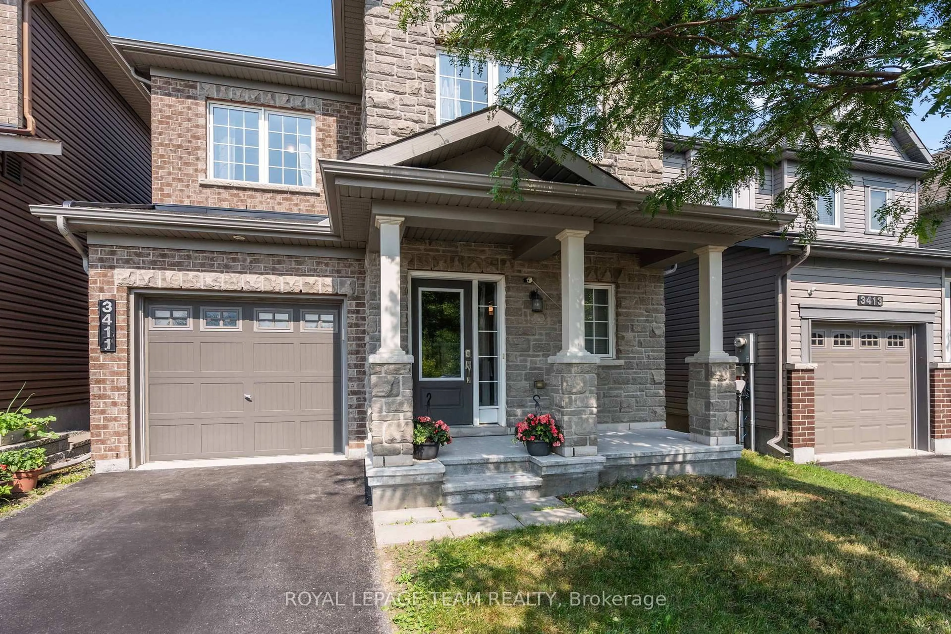 Home with brick exterior material, street for 3411 Woodroffe Ave, Ottawa Ontario K2G 7A1