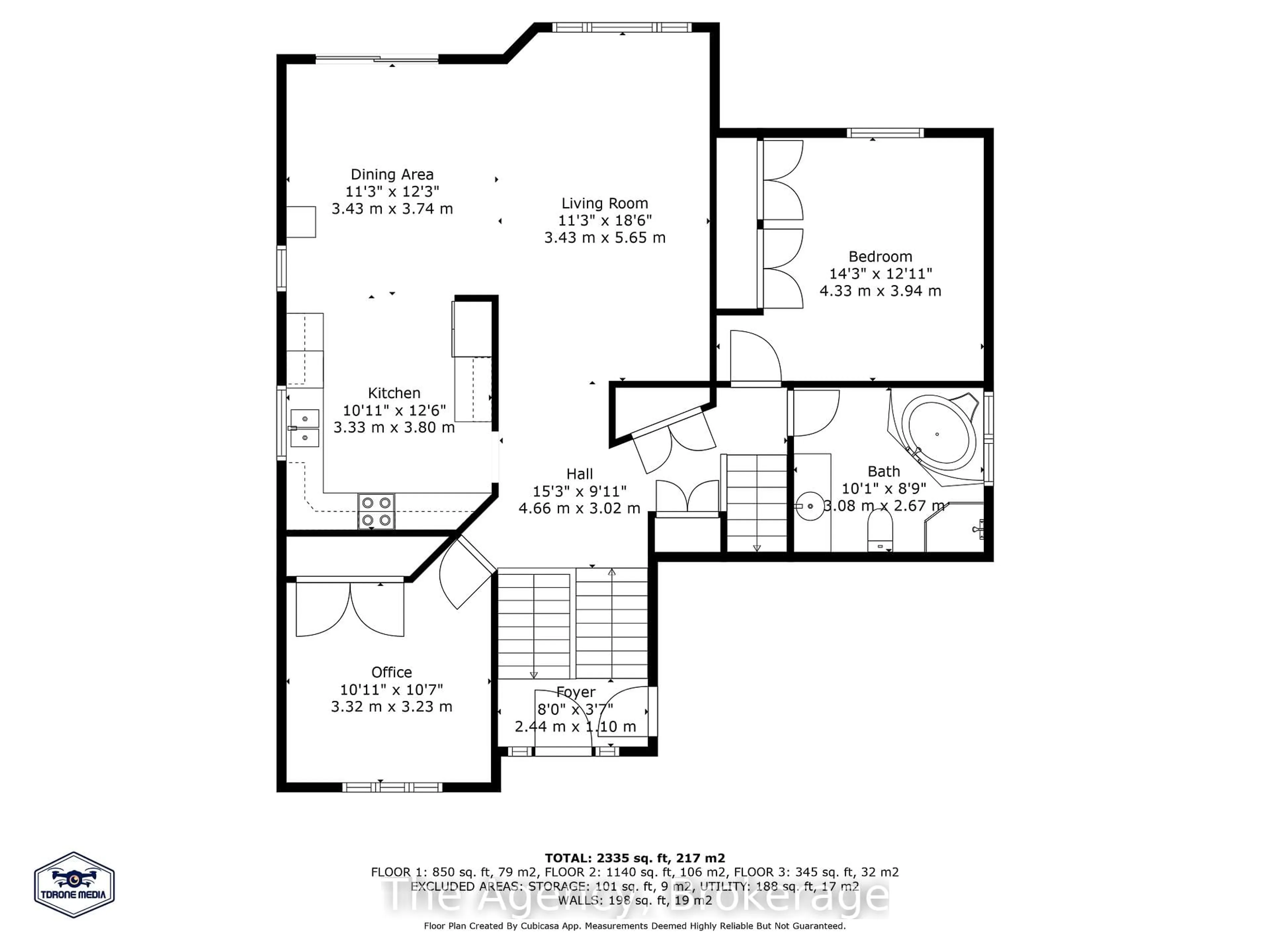 Floor plan for 7721 Parkview Cres, Niagara Falls Ontario L2H 2X4