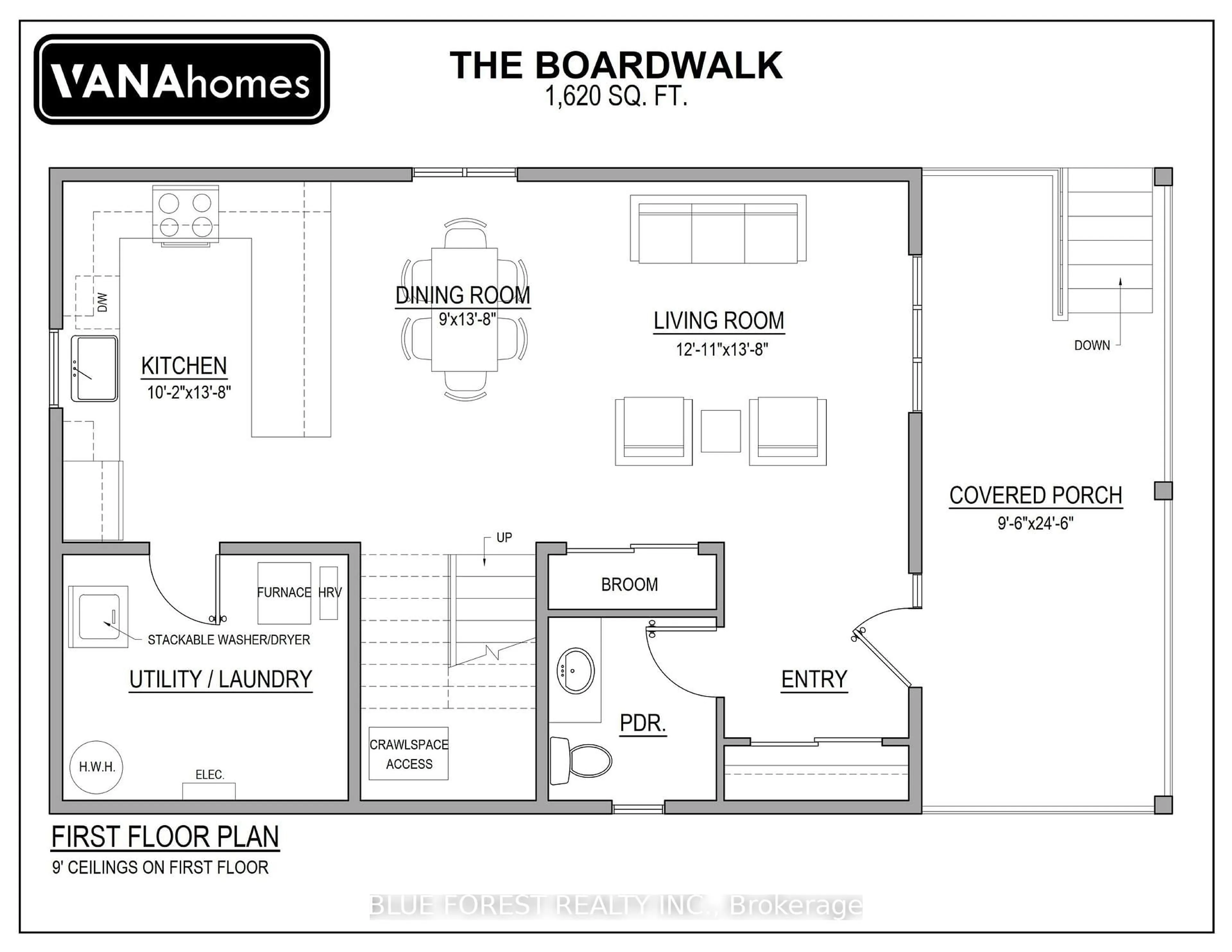 Floor plan for 154 MAUD St, Central Elgin Ontario N5L 1C8