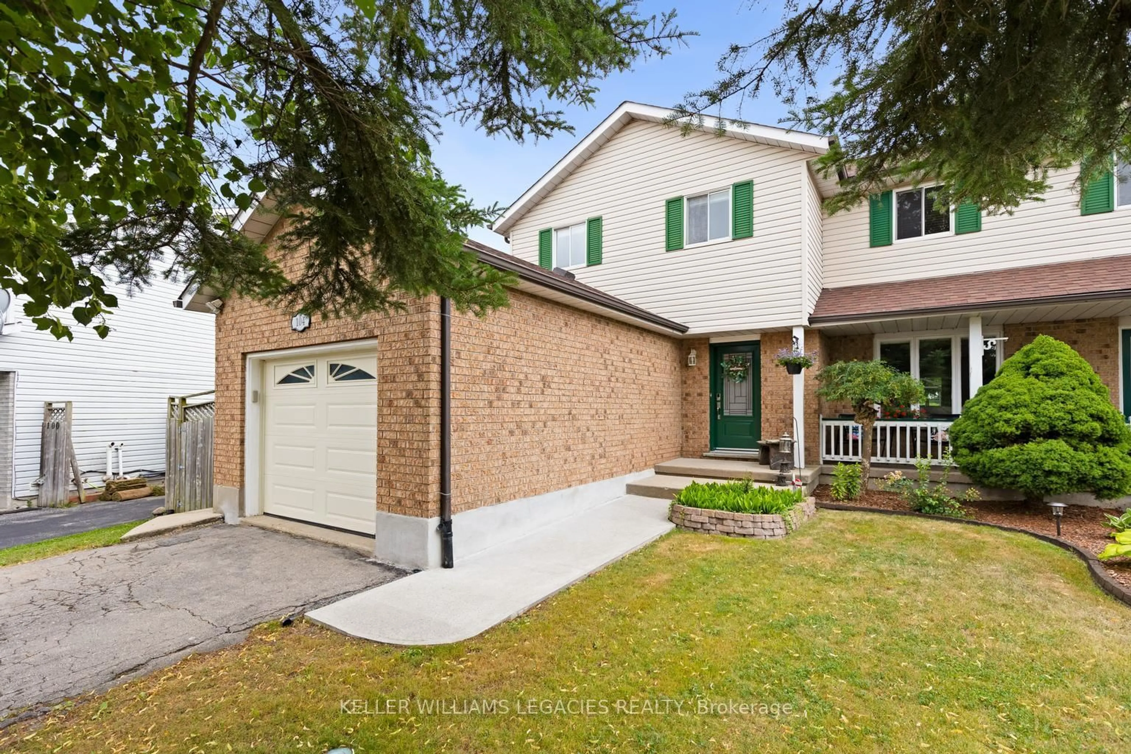 Home with brick exterior material, street for 104 Dyer Crt, Cambridge Ontario N3C 4B9