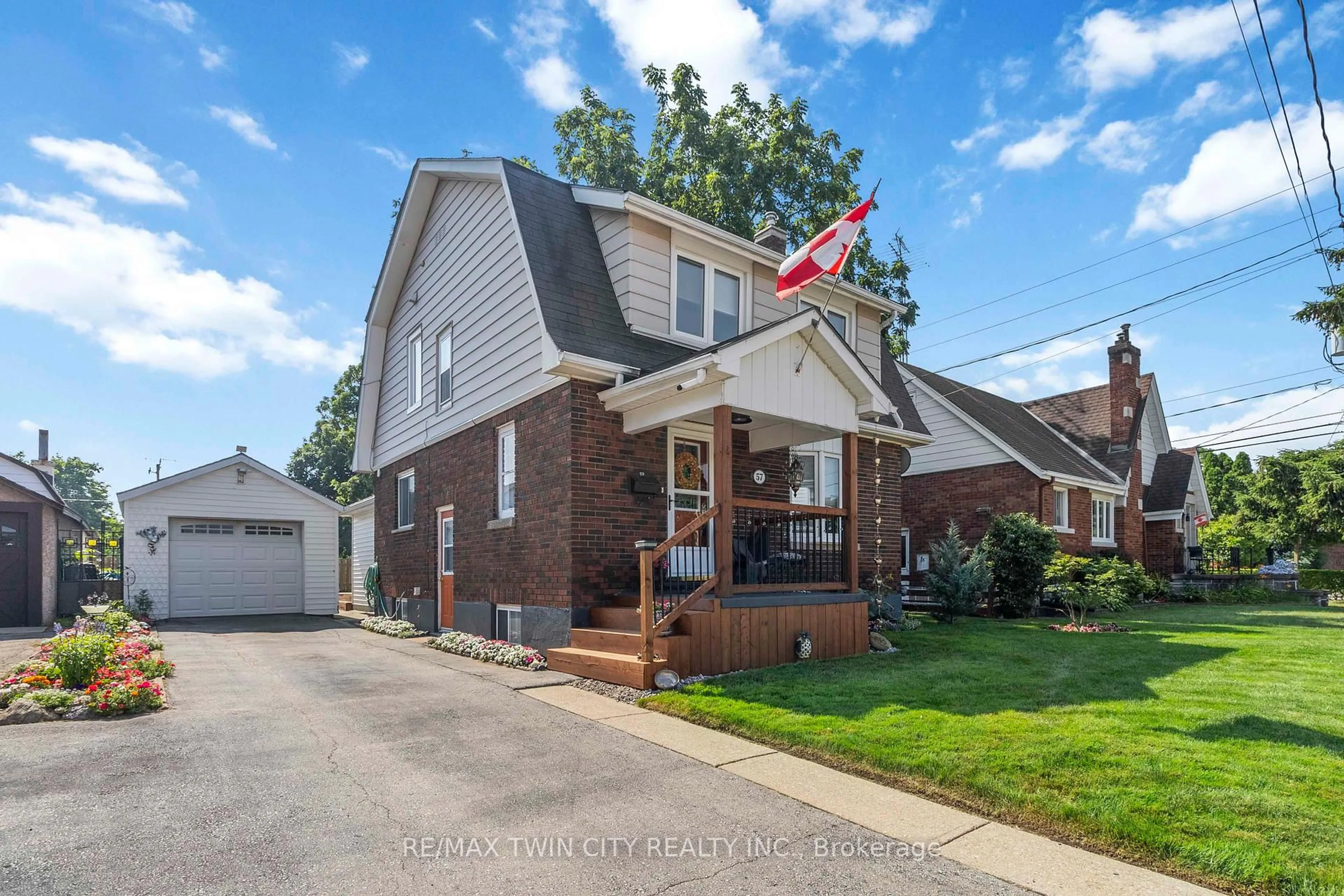 Home with brick exterior material, street for 57 Abigail Ave, Brantford Ontario N3R 4S2