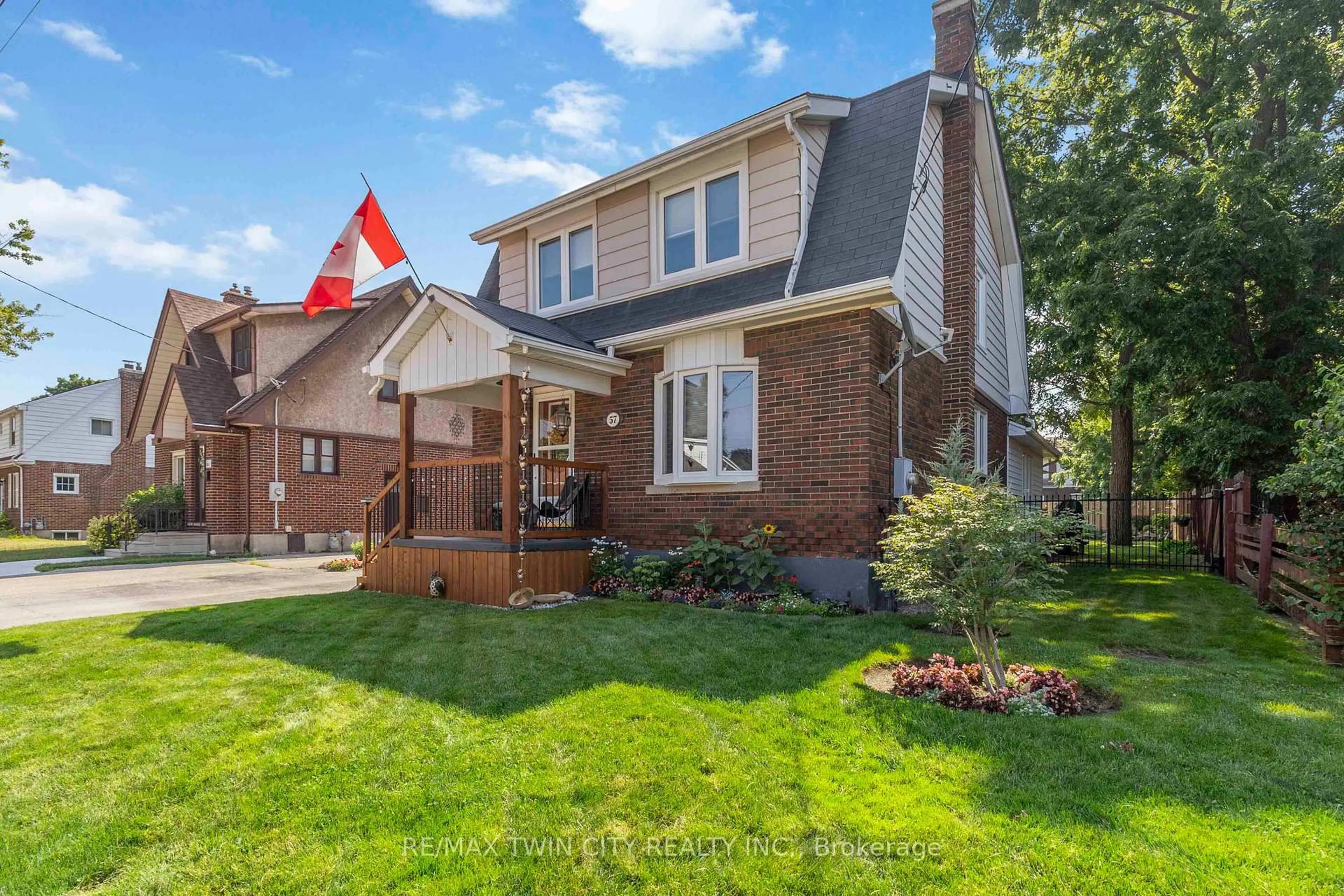 Home with brick exterior material, street for 57 Abigail Ave, Brantford Ontario N3R 4S2