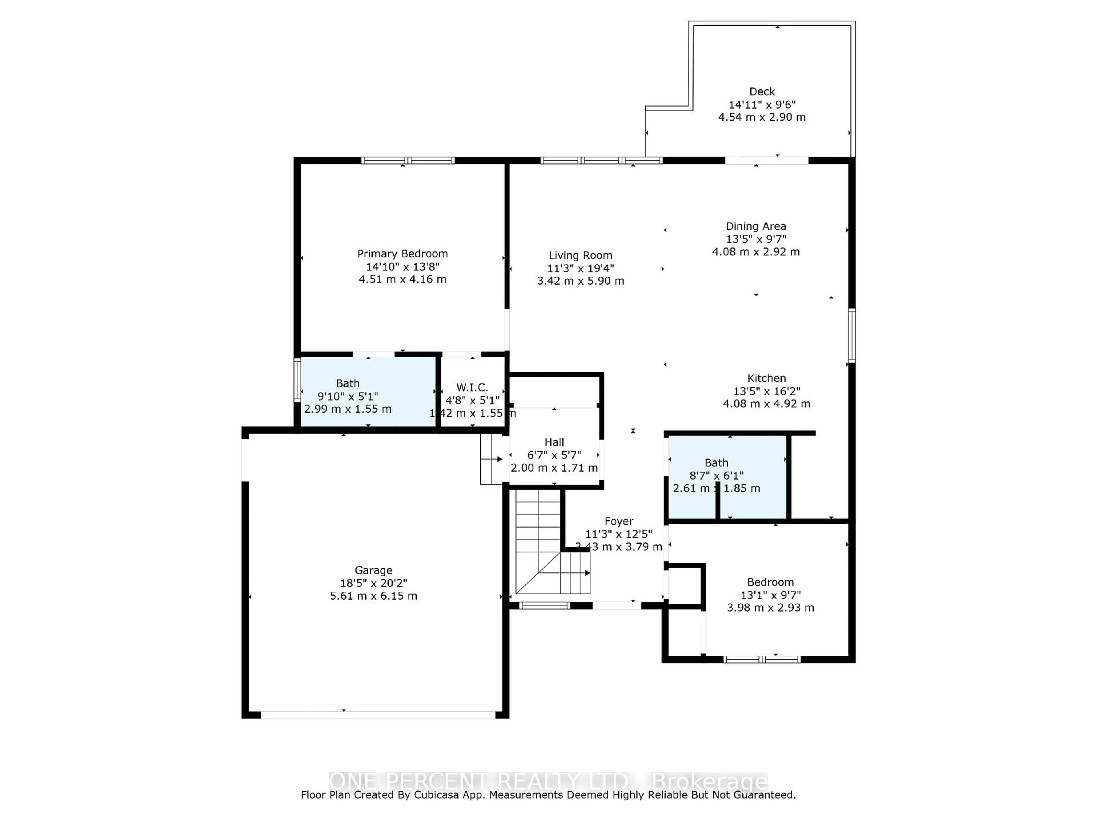 Floor plan for 62 Craig St, Belleville Ontario K8P 2J9