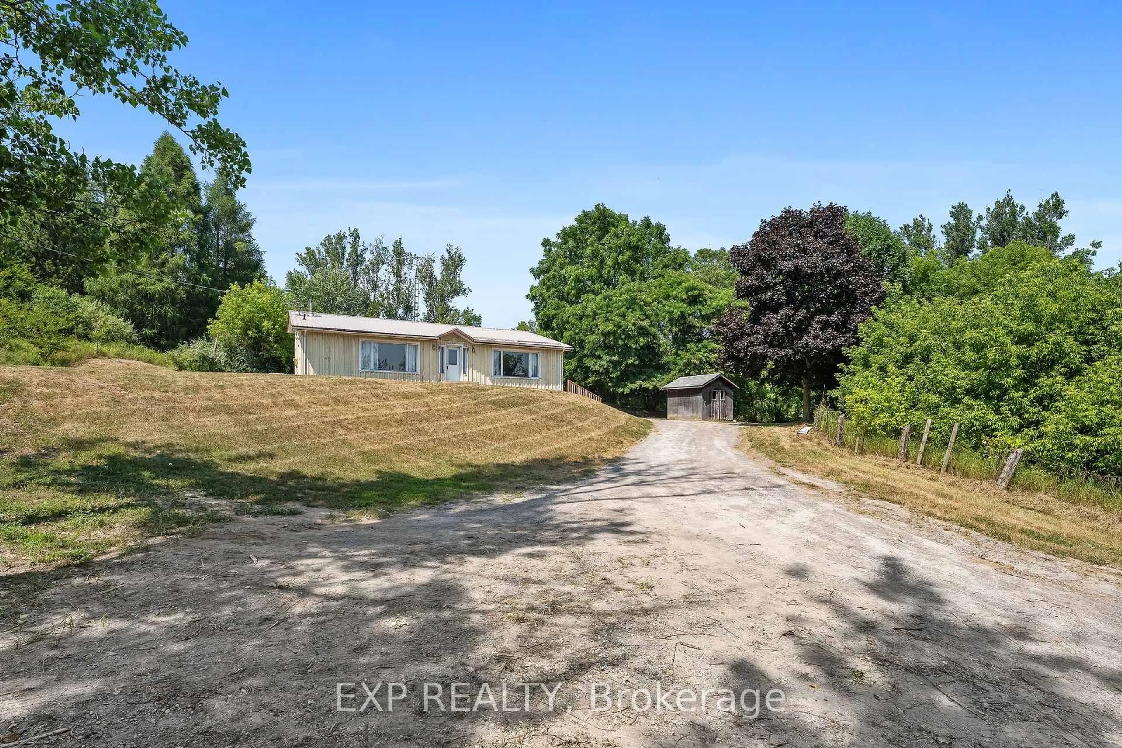 A pic from outside/outdoor area/front of a property/back of a property/a pic from drone, unknown for 3326 Shelter Valley Rd, Alnwick/Haldimand Ontario K0K 2G0