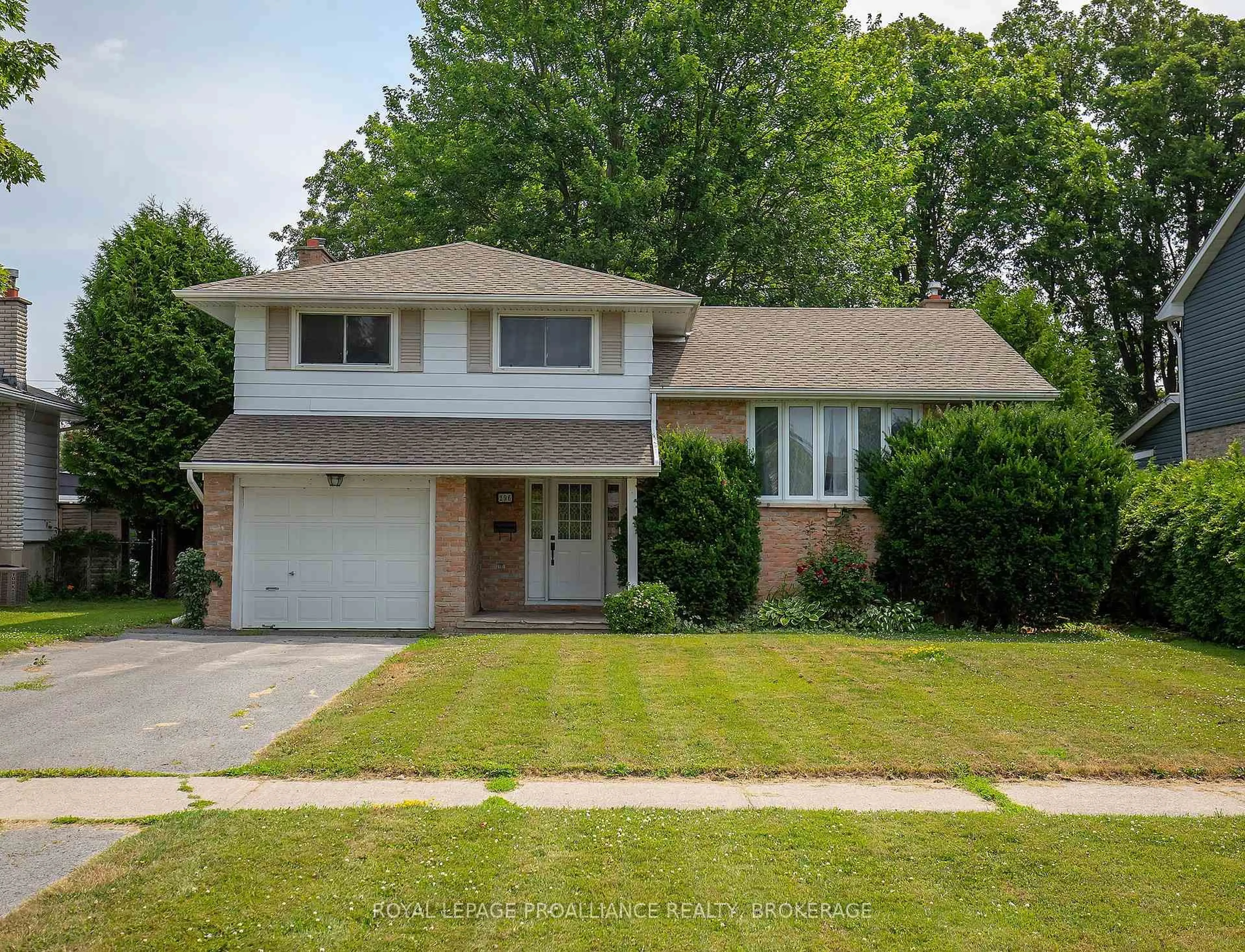 Home with brick exterior material, street for 296 Olympus Ave, Kingston Ontario K7M 4T9