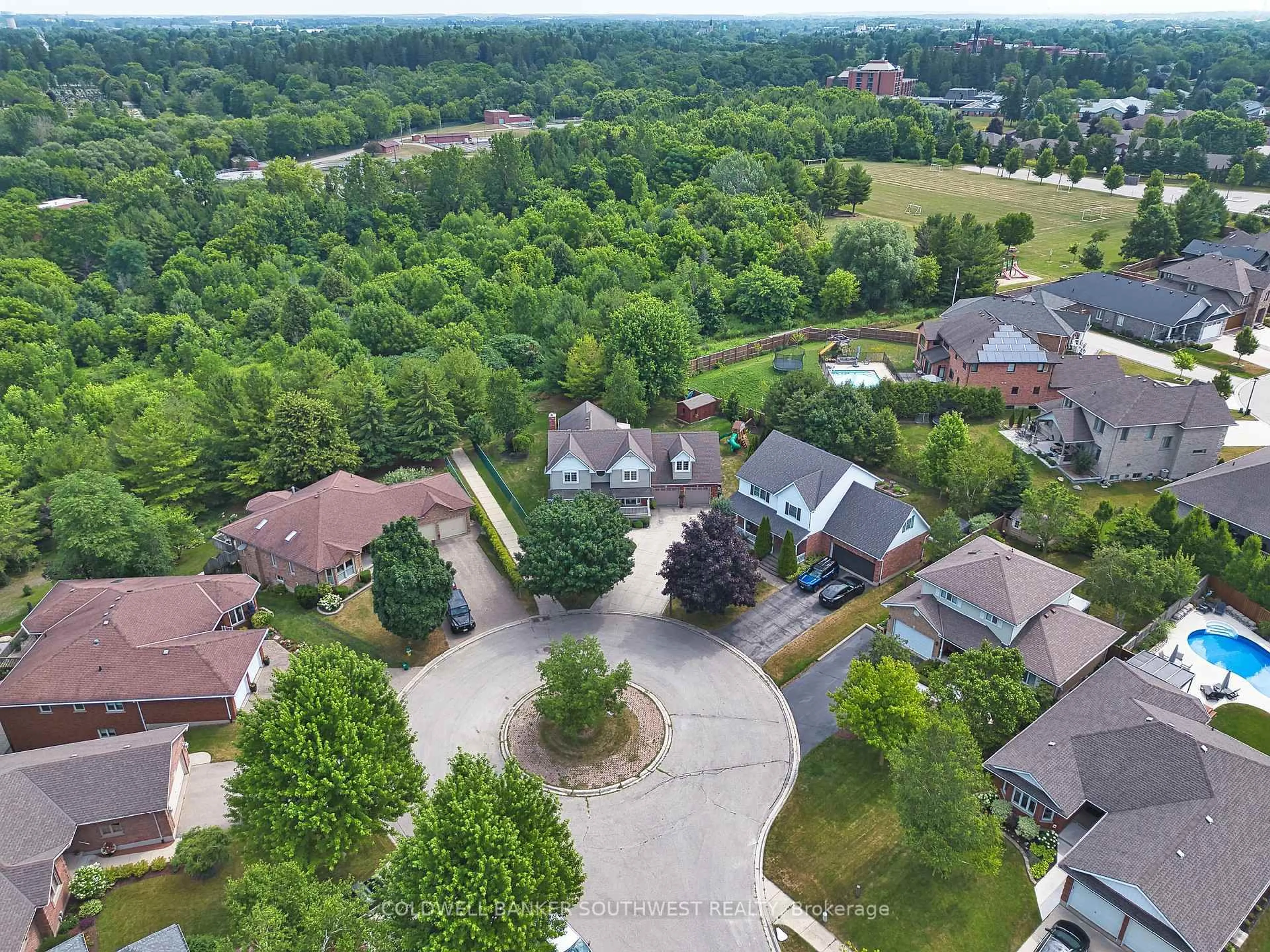A pic from outside/outdoor area/front of a property/back of a property/a pic from drone, unknown for 57 Mc Queen Crt, Stratford Ontario N4Z 1H5