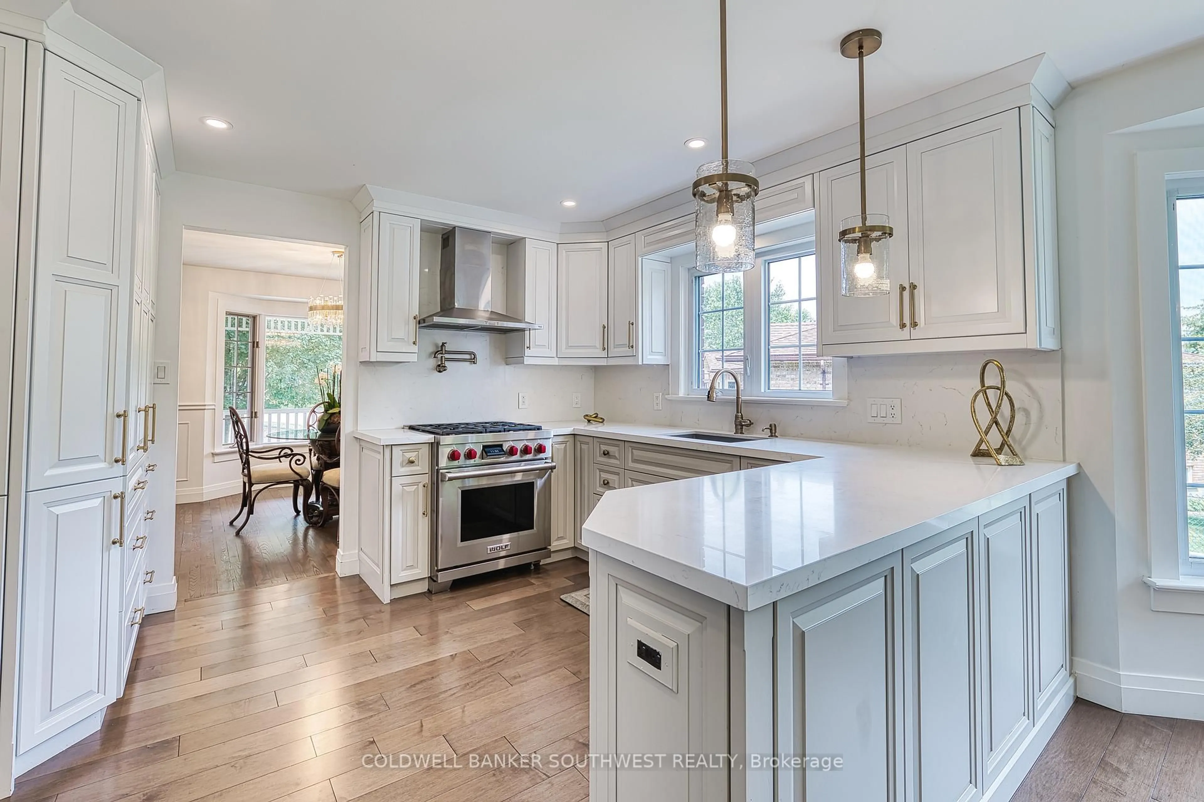 Open concept kitchen, ceramic/tile floor for 57 Mc Queen Crt, Stratford Ontario N4Z 1H5