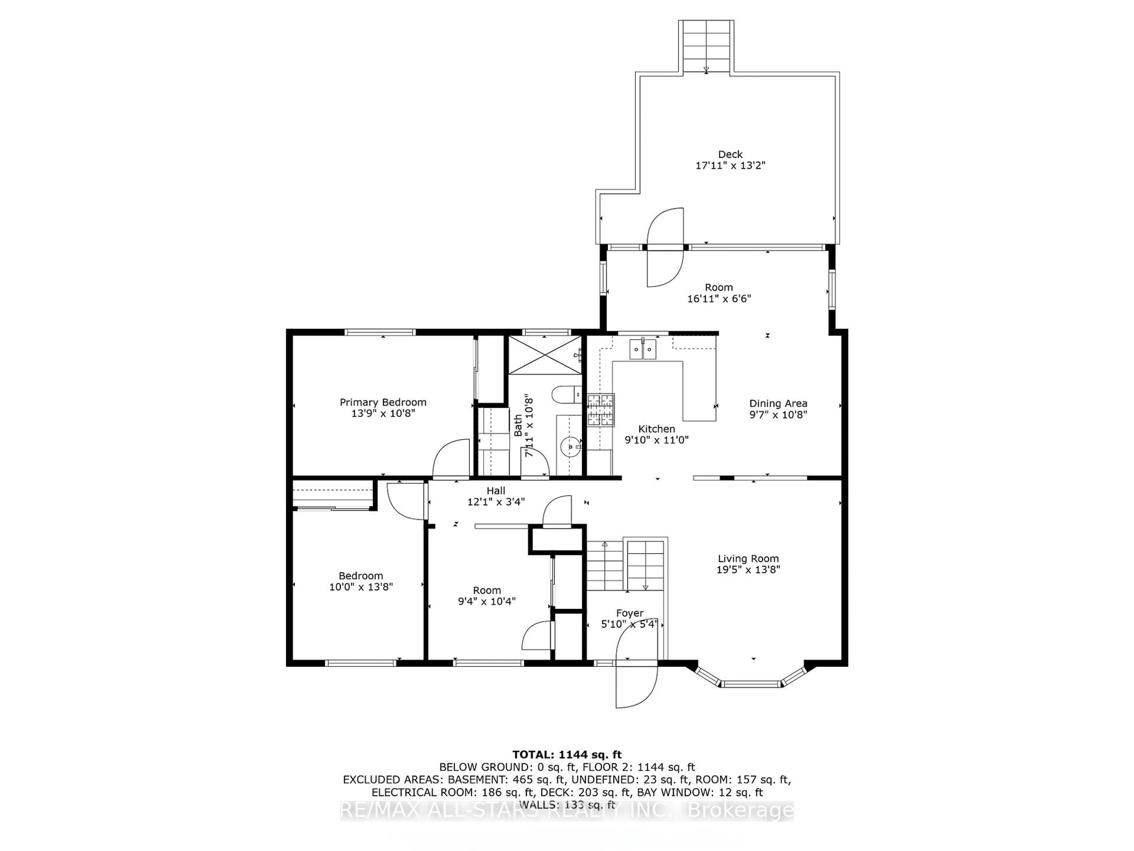 Floor plan for 118 Clifton St, Kawartha Lakes Ontario K0M 1N0