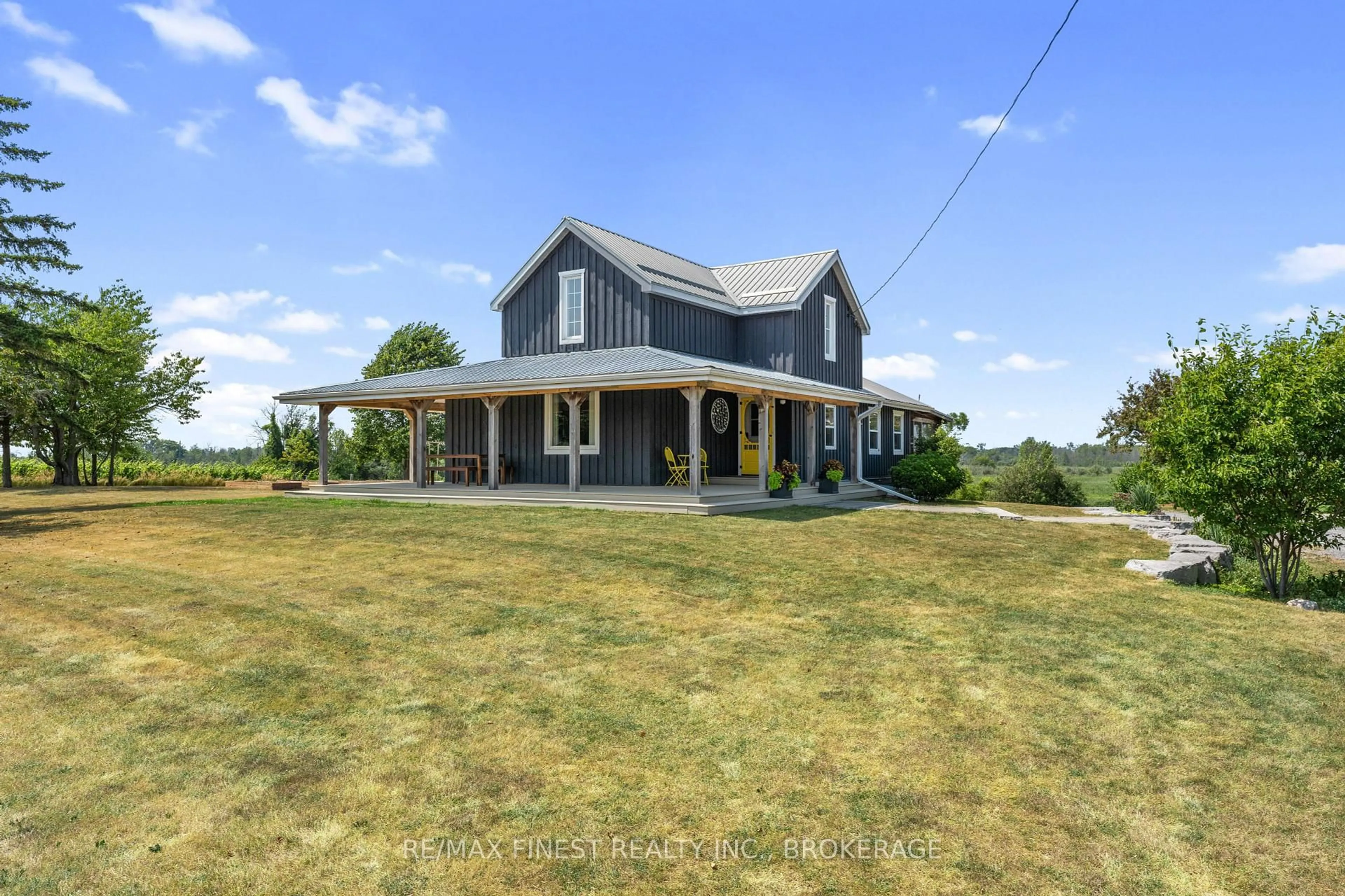 A pic from outside/outdoor area/front of a property/back of a property/a pic from drone, building for 972 Danforth Rd, Prince Edward County Ontario K0K 2J0