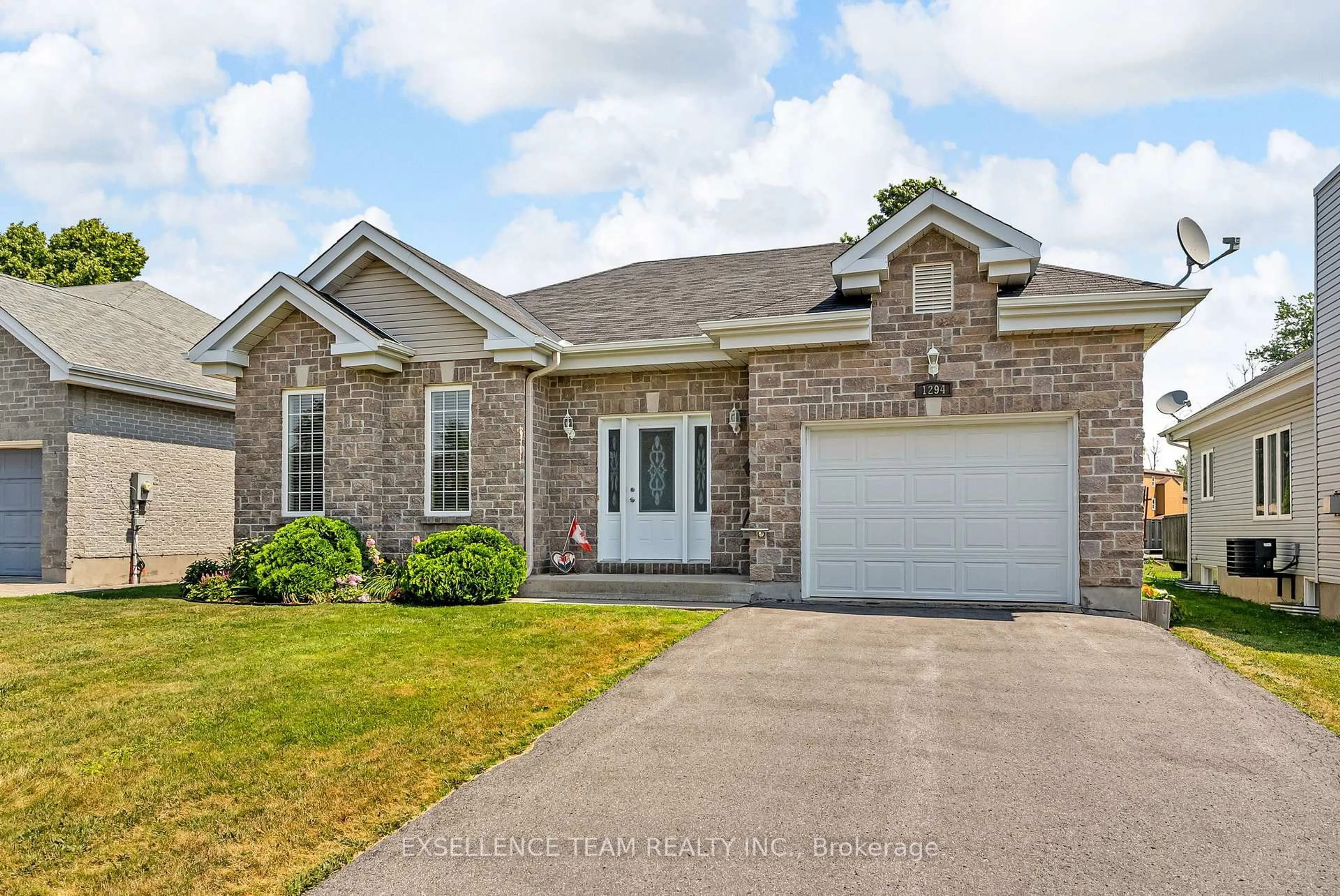 Home with brick exterior material, street for 1294 Daprat Ave, Cornwall Ontario K6H 6N9