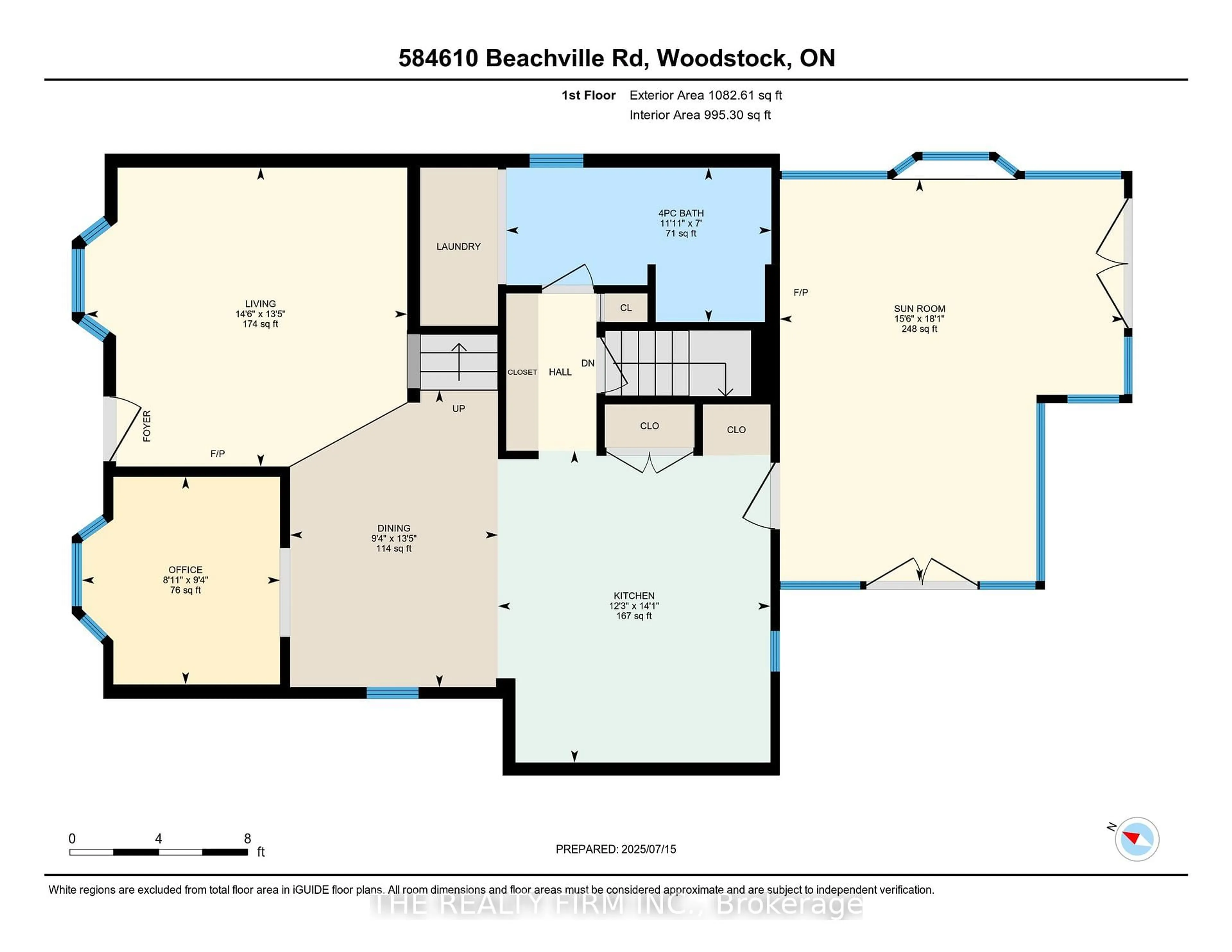 Floor plan for 584610 Beachville Rd, South-West Oxford Ontario N4S 7V6