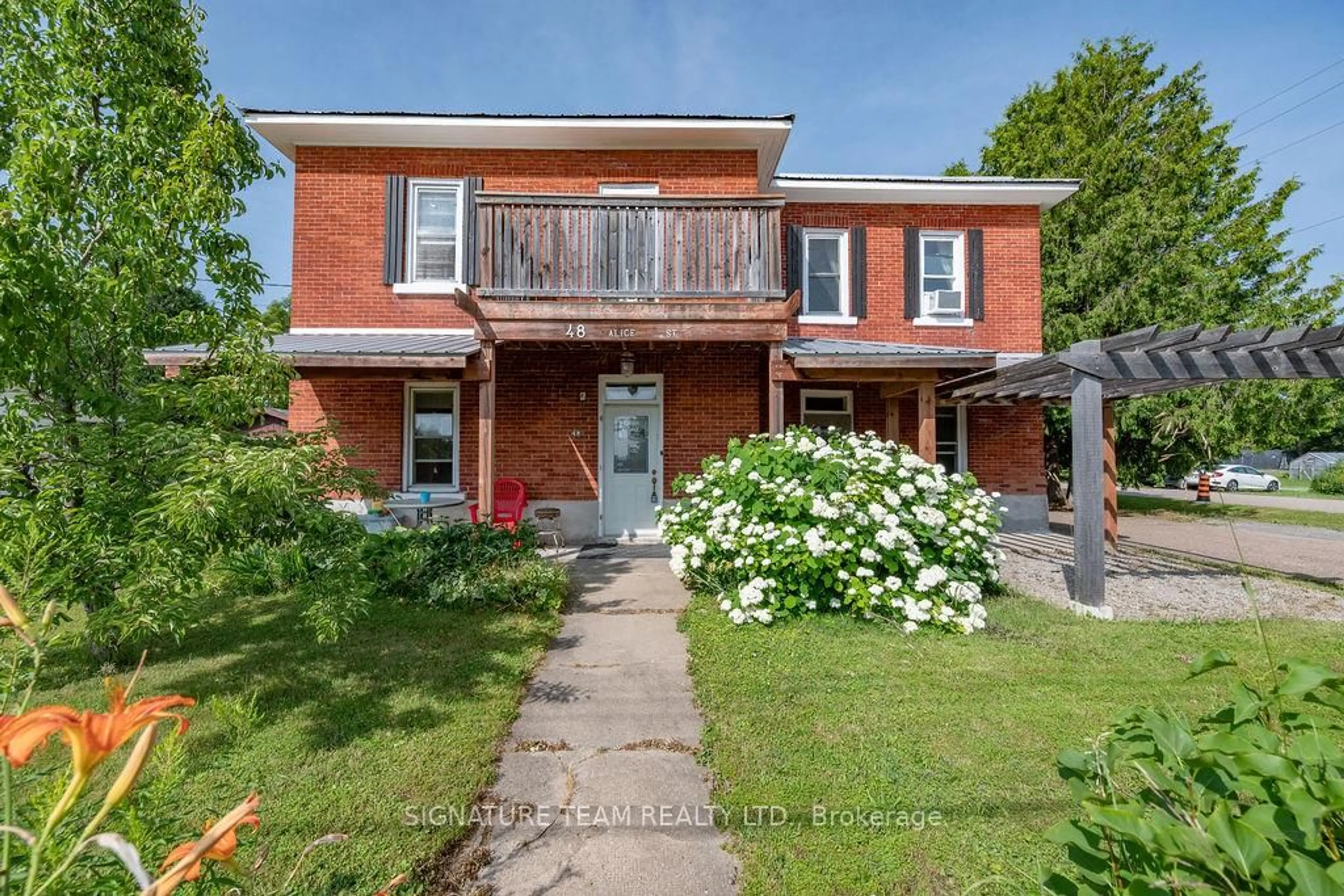 Home with brick exterior material, street for 48 Alice St, Eganville Ontario K0J 1T0
