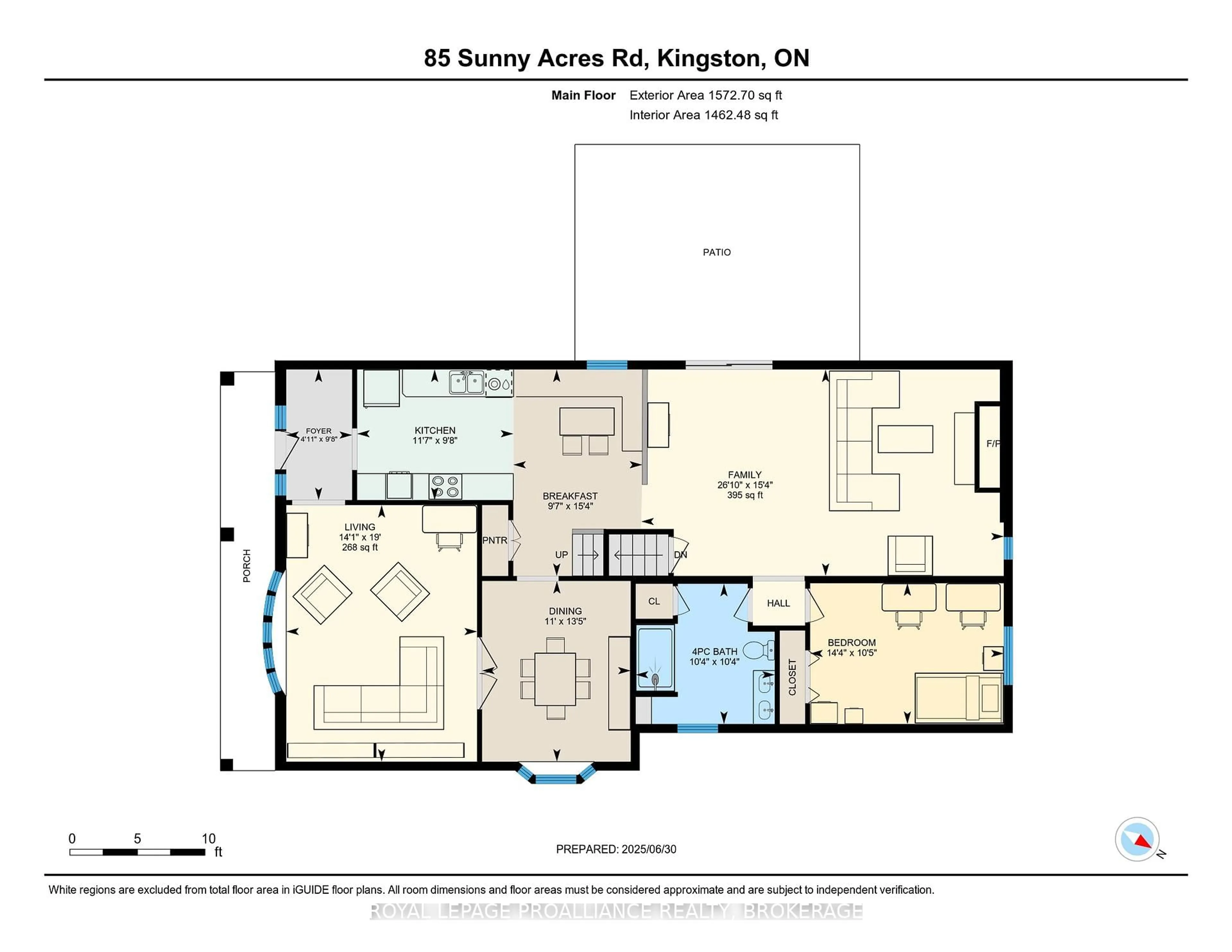 Floor plan for 85 Sunny Acres Rd, Kingston Ontario K7M 3N5