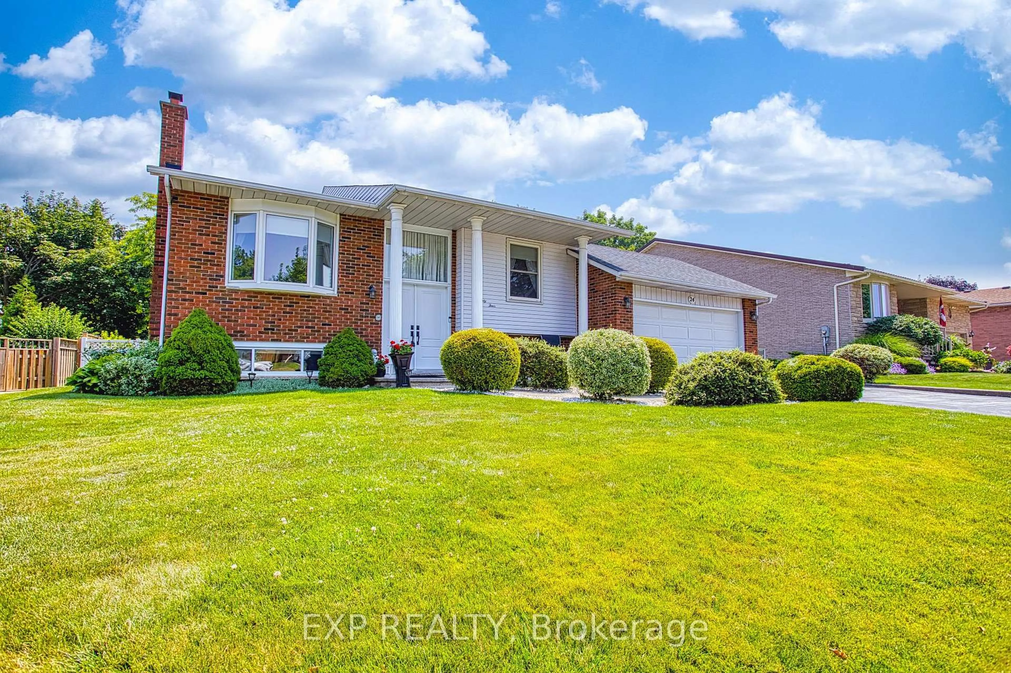 Home with brick exterior material, street for 24 Samuel Rd, Grimsby Ontario L3M 4P6