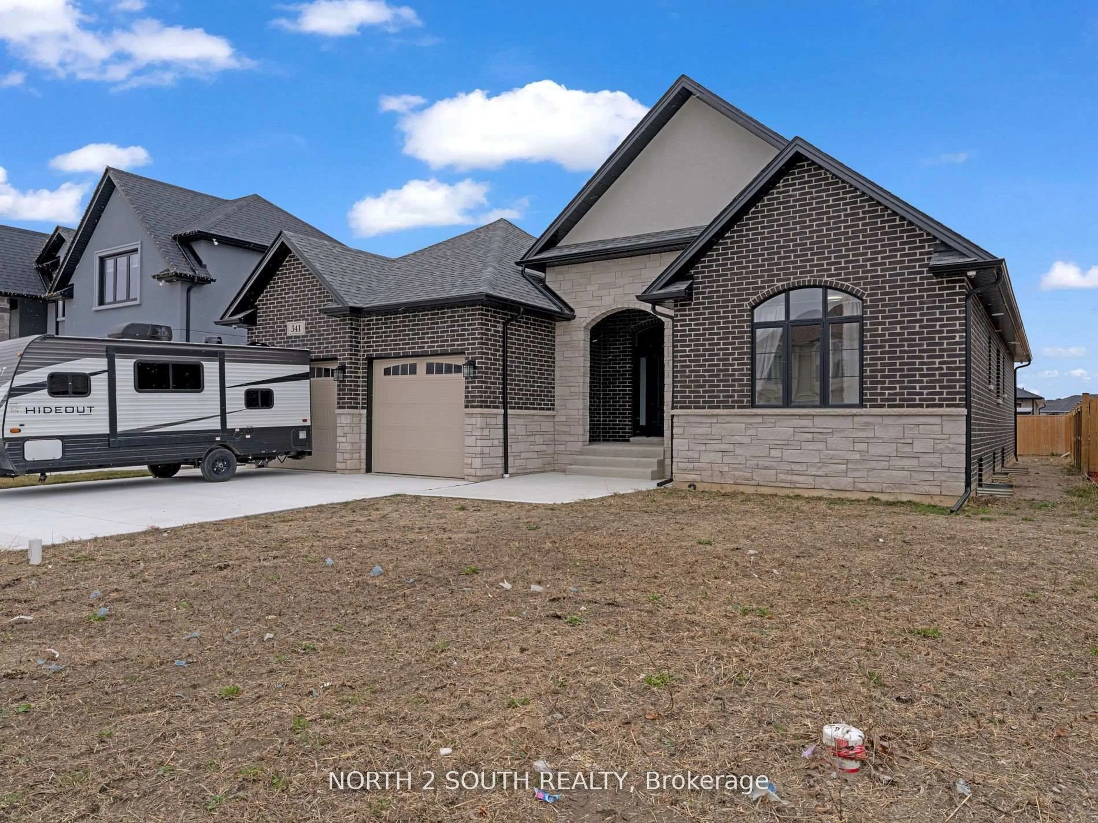 Home with brick exterior material, street for 341 Benson Crt, Amherstburg Ontario N9V 0G7