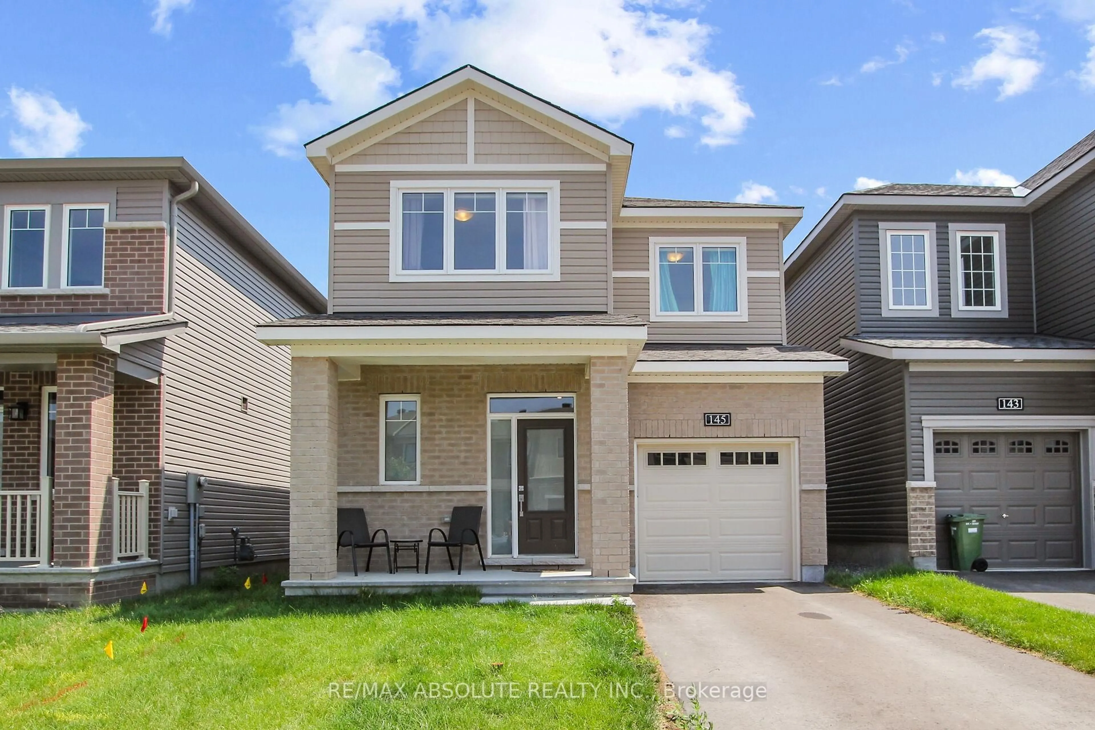 Home with brick exterior material, street for 145 Invention Blvd, Kanata Ontario K2W 0L9