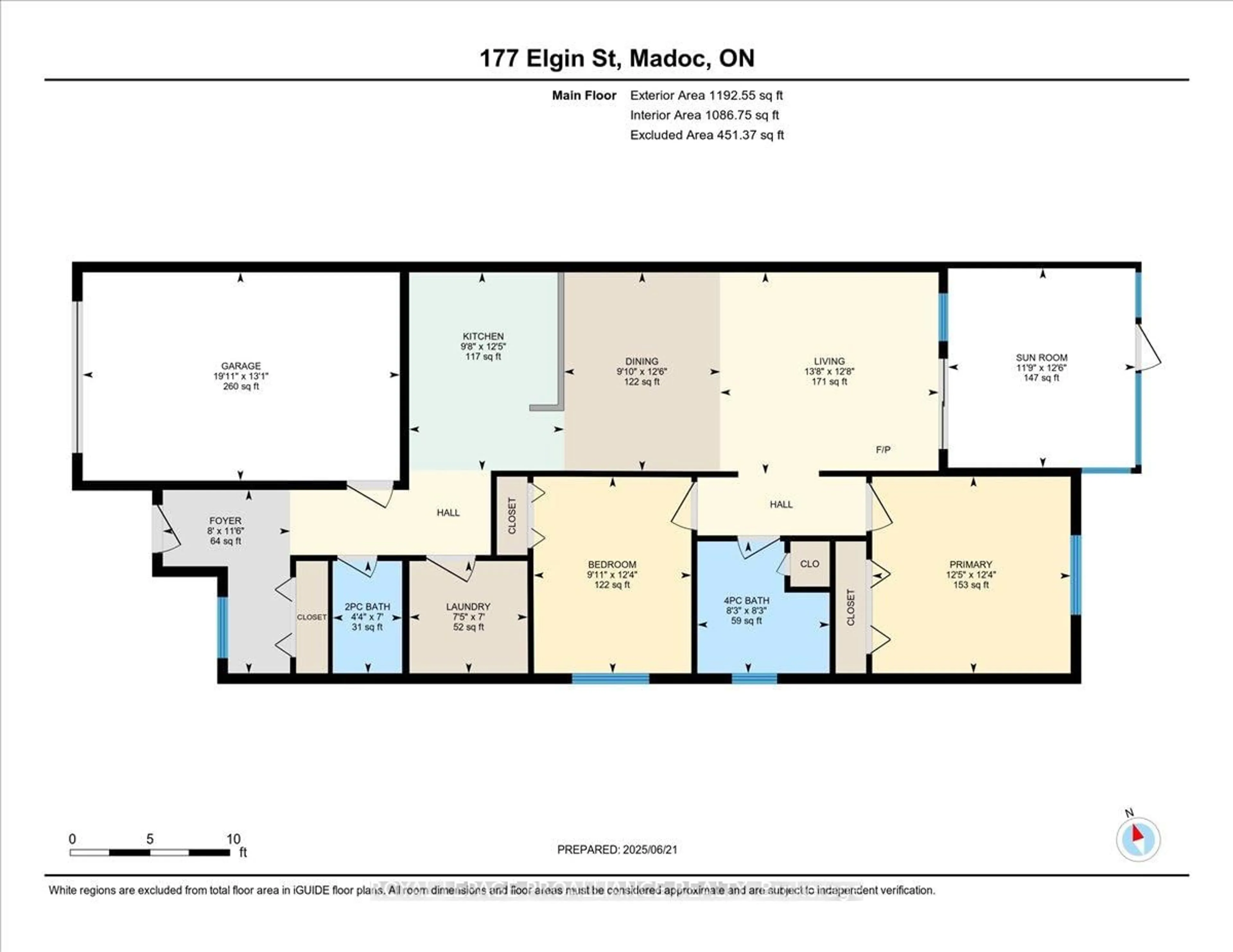 Floor plan for 177 Elgin St, Madoc Ontario K0K 2K0