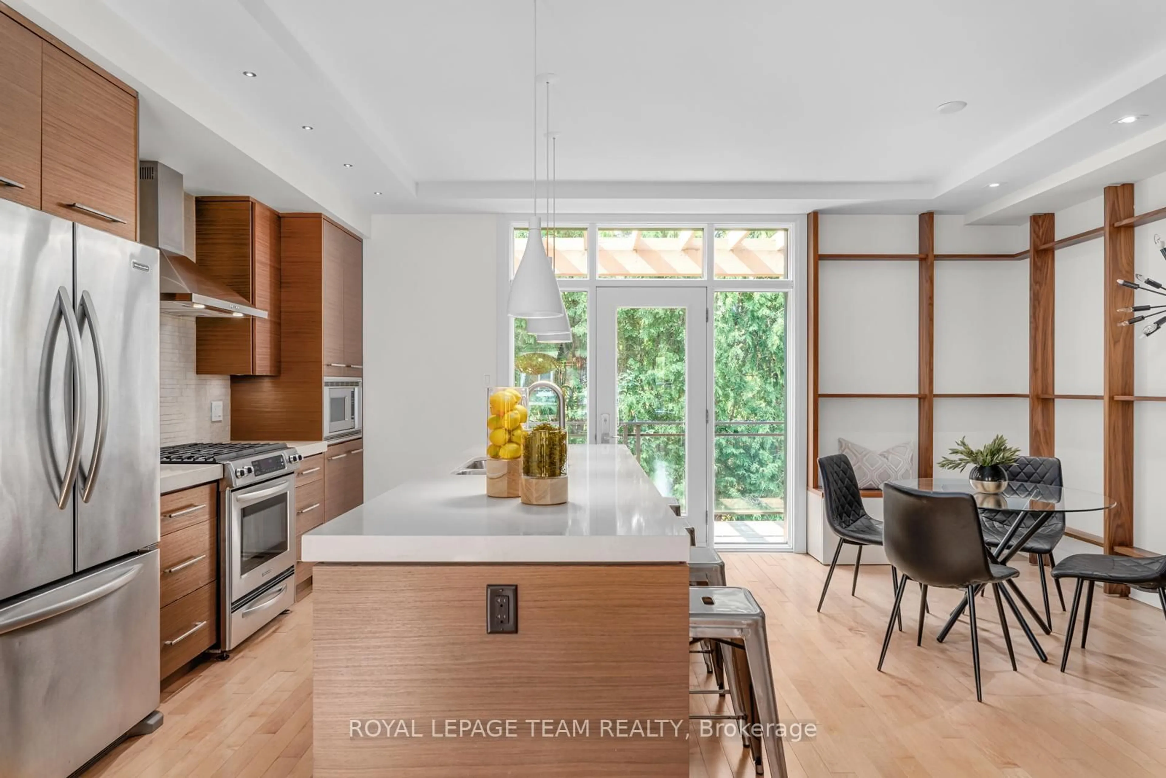 Contemporary kitchen, ceramic/tile floor for 50 Bertrand St, Ottawa Ontario K1M 1Y6