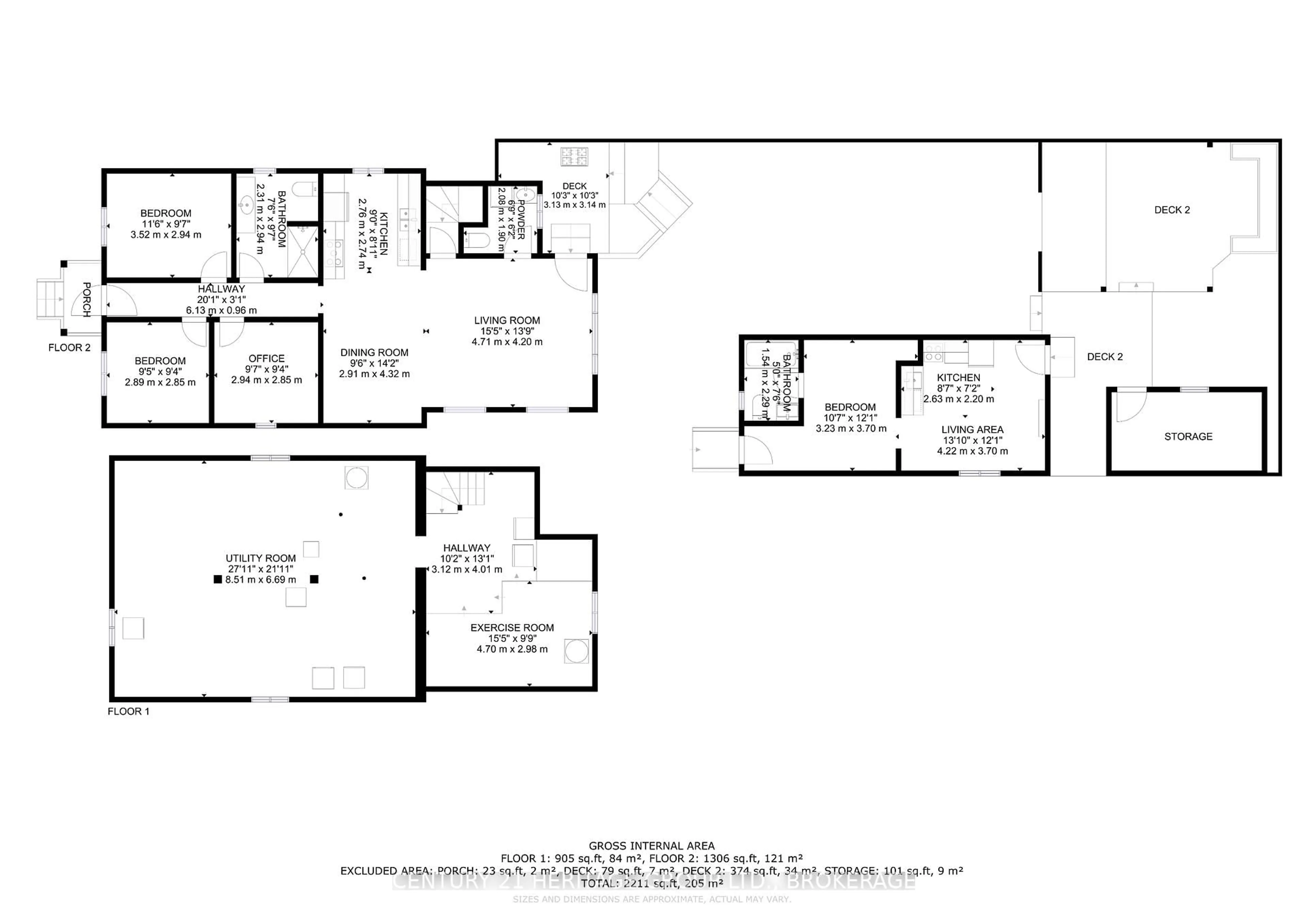 Floor plan for 31 Fergus St, Kingston Ontario K7K 4L1