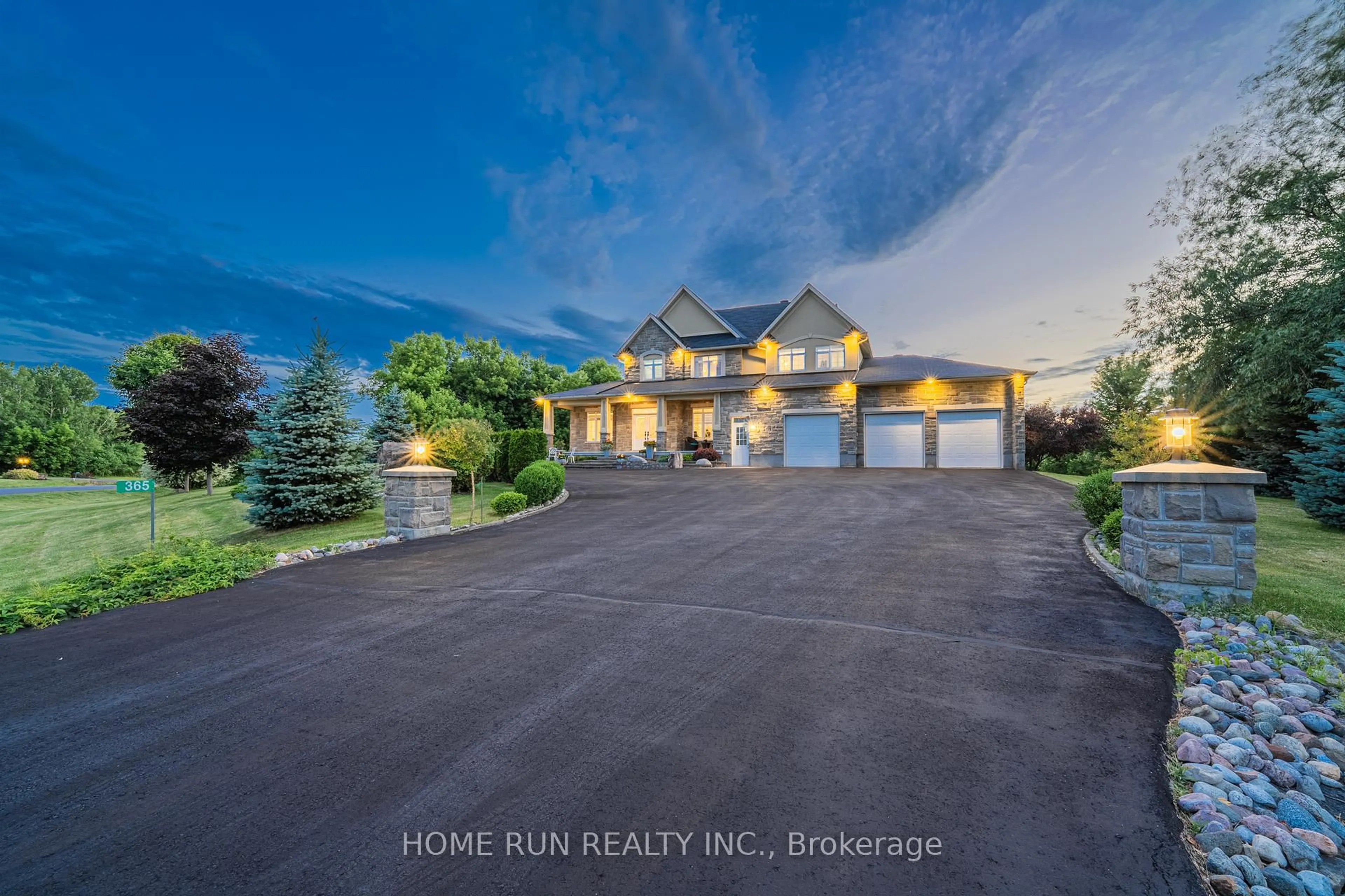A pic from outside/outdoor area/front of a property/back of a property/a pic from drone, unknown for 365 West Lake Circ, Carp Ontario K0A 1L0