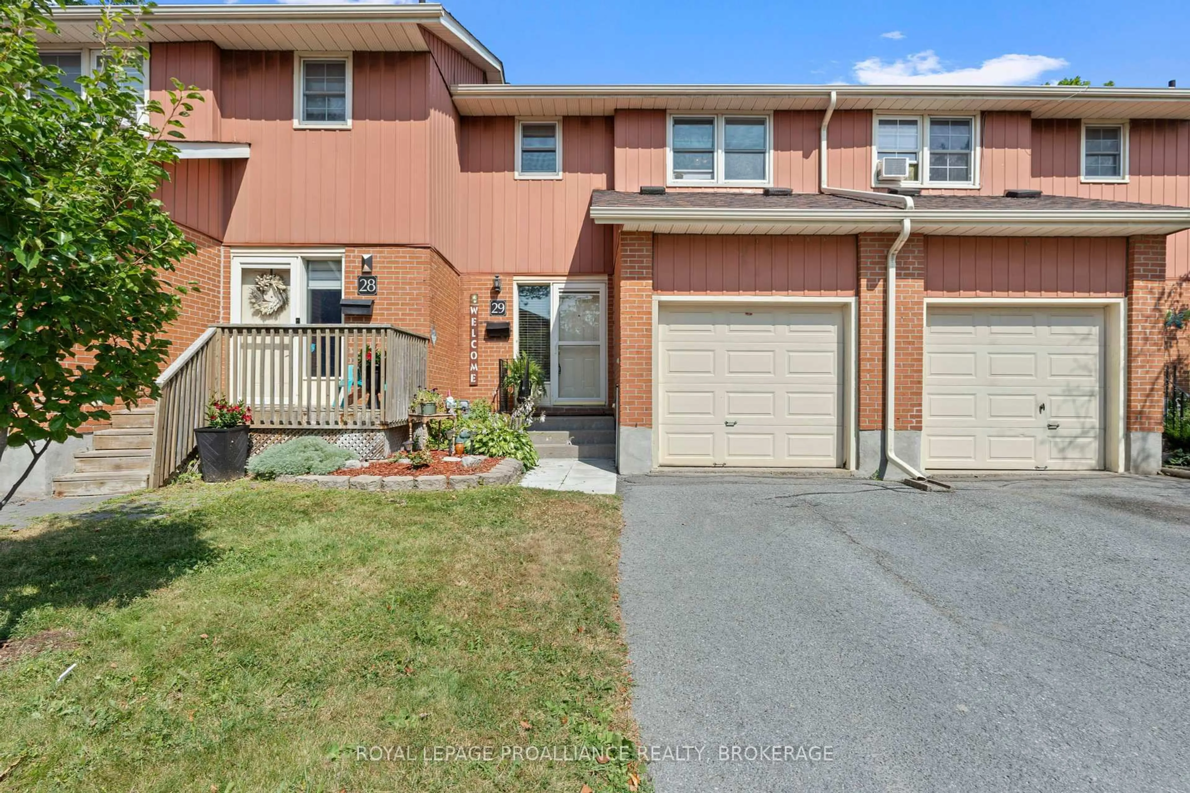 A pic from outside/outdoor area/front of a property/back of a property/a pic from drone, street for 19 MacPherson Ave #29, Kingston Ontario K7M 6W4